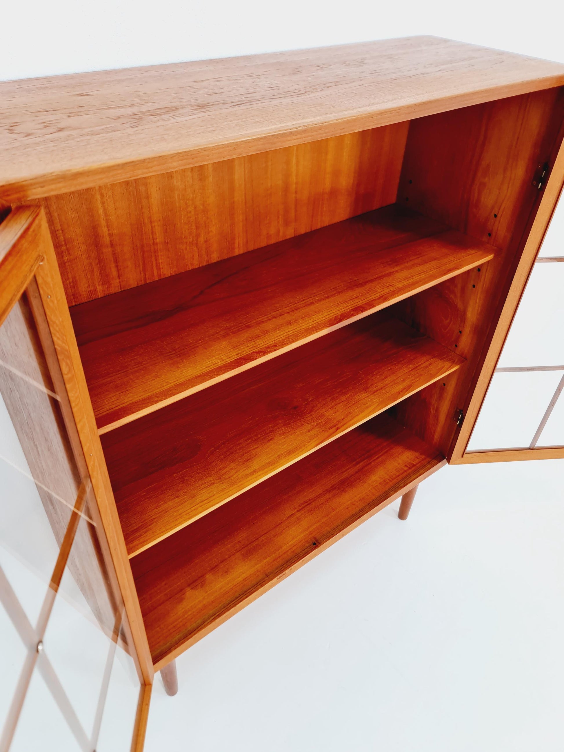 Vintage Mid century Danish Highboard Showcase by Lyby Møbler, Denmark, 1960s
