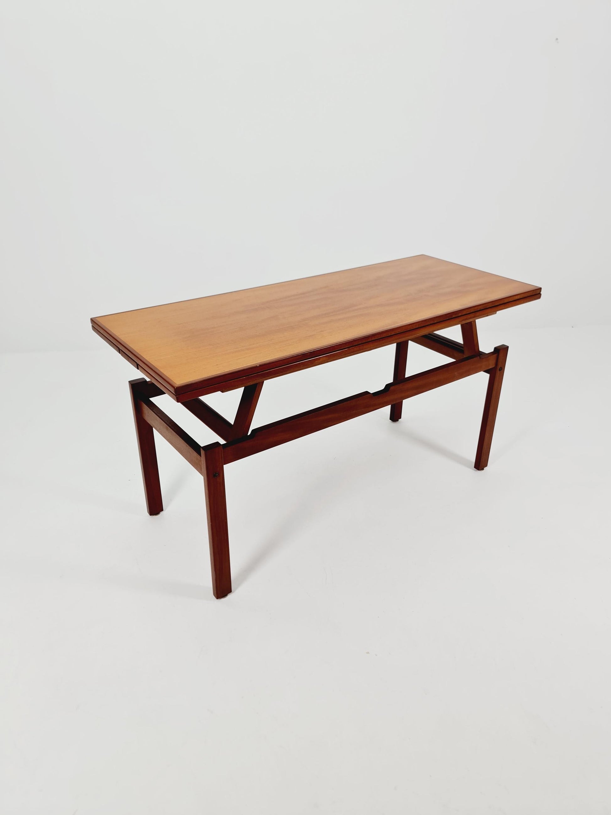 Swedish Teak Coffee Table Elvator by Erik Wortz For Ikea 1960s