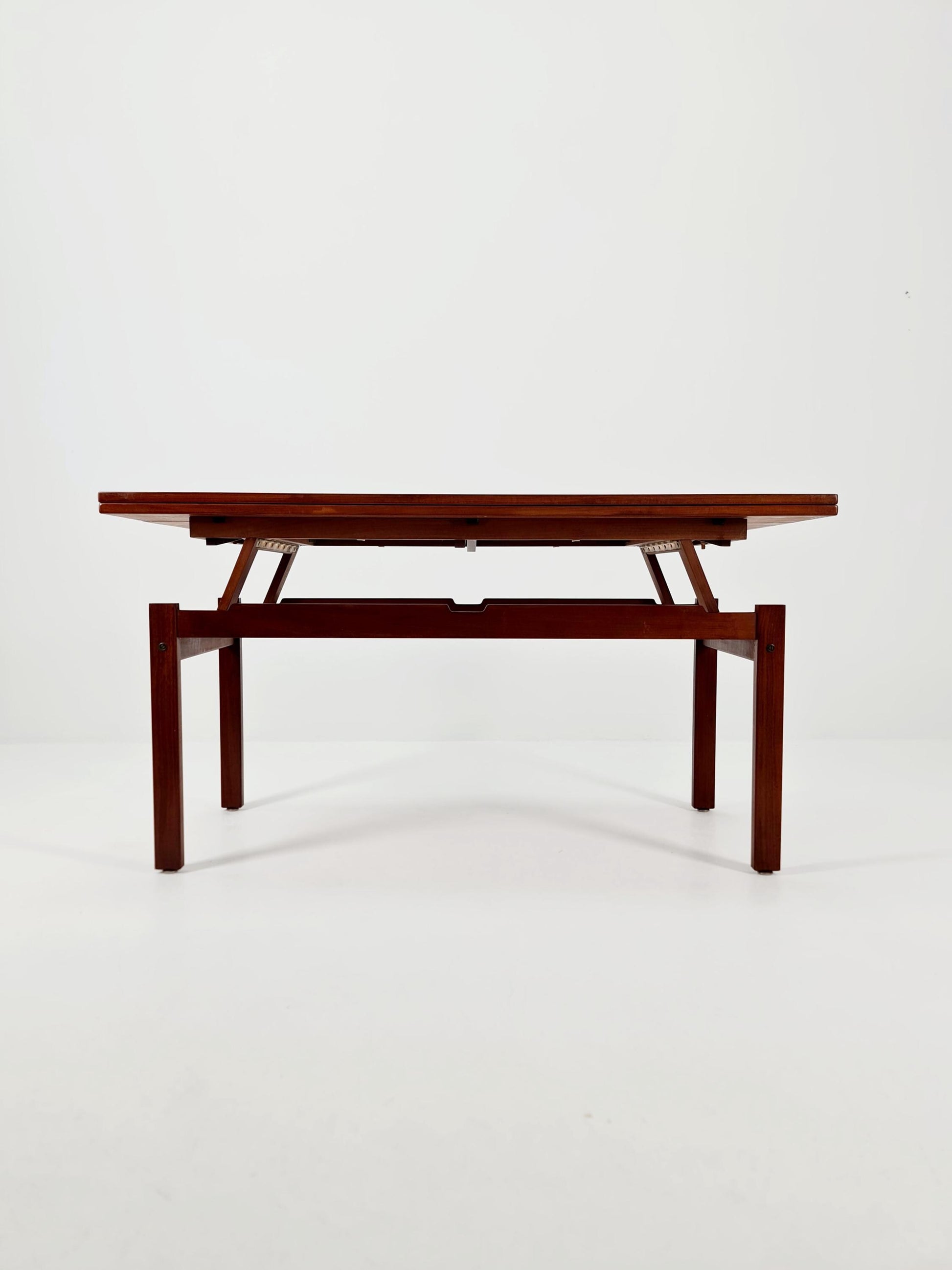 Swedish Teak Coffee Table Elvator by Erik Wortz For Ikea 1960s