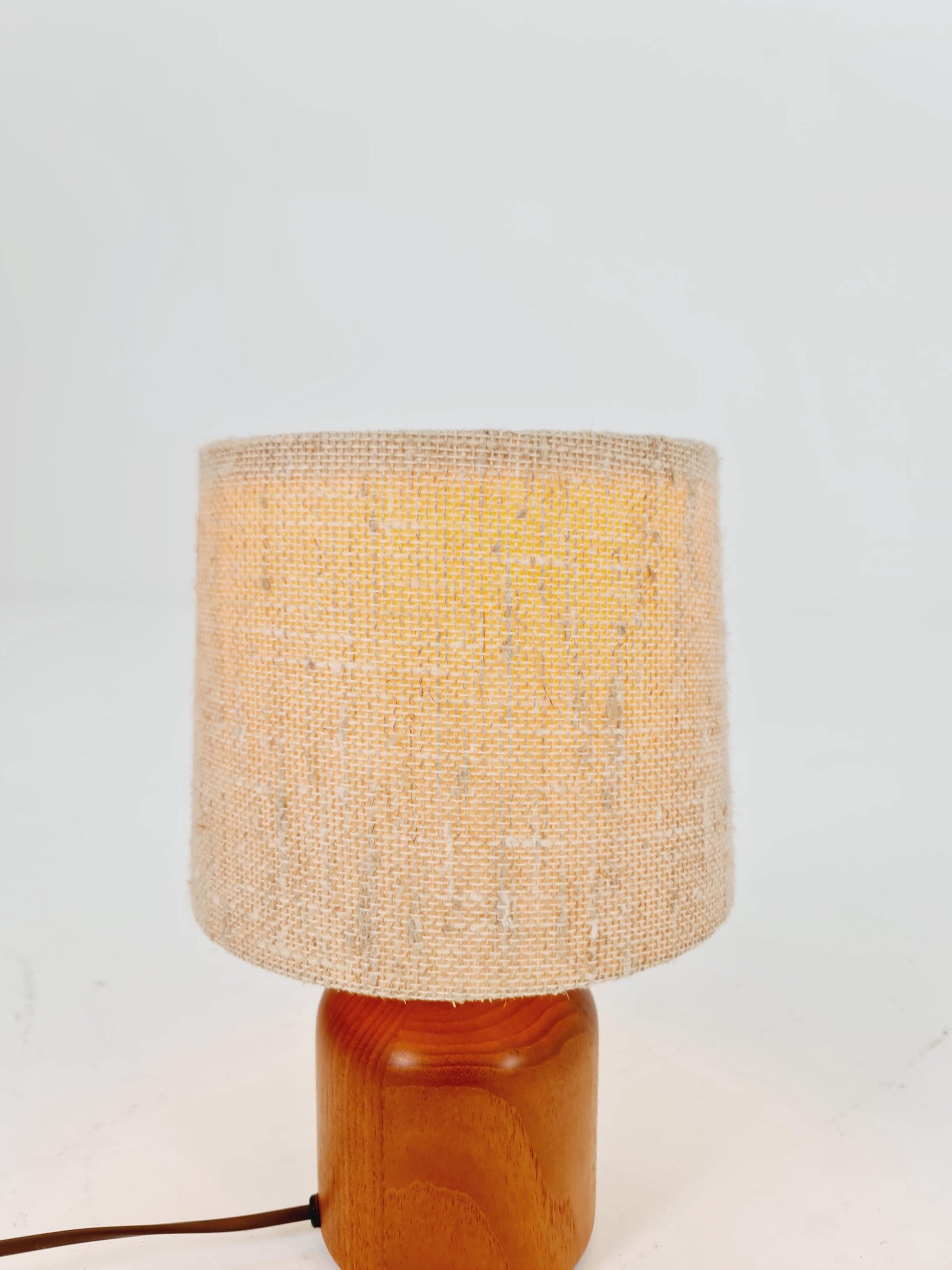Mid century solid teak table lamp by Bestorm, 1960s