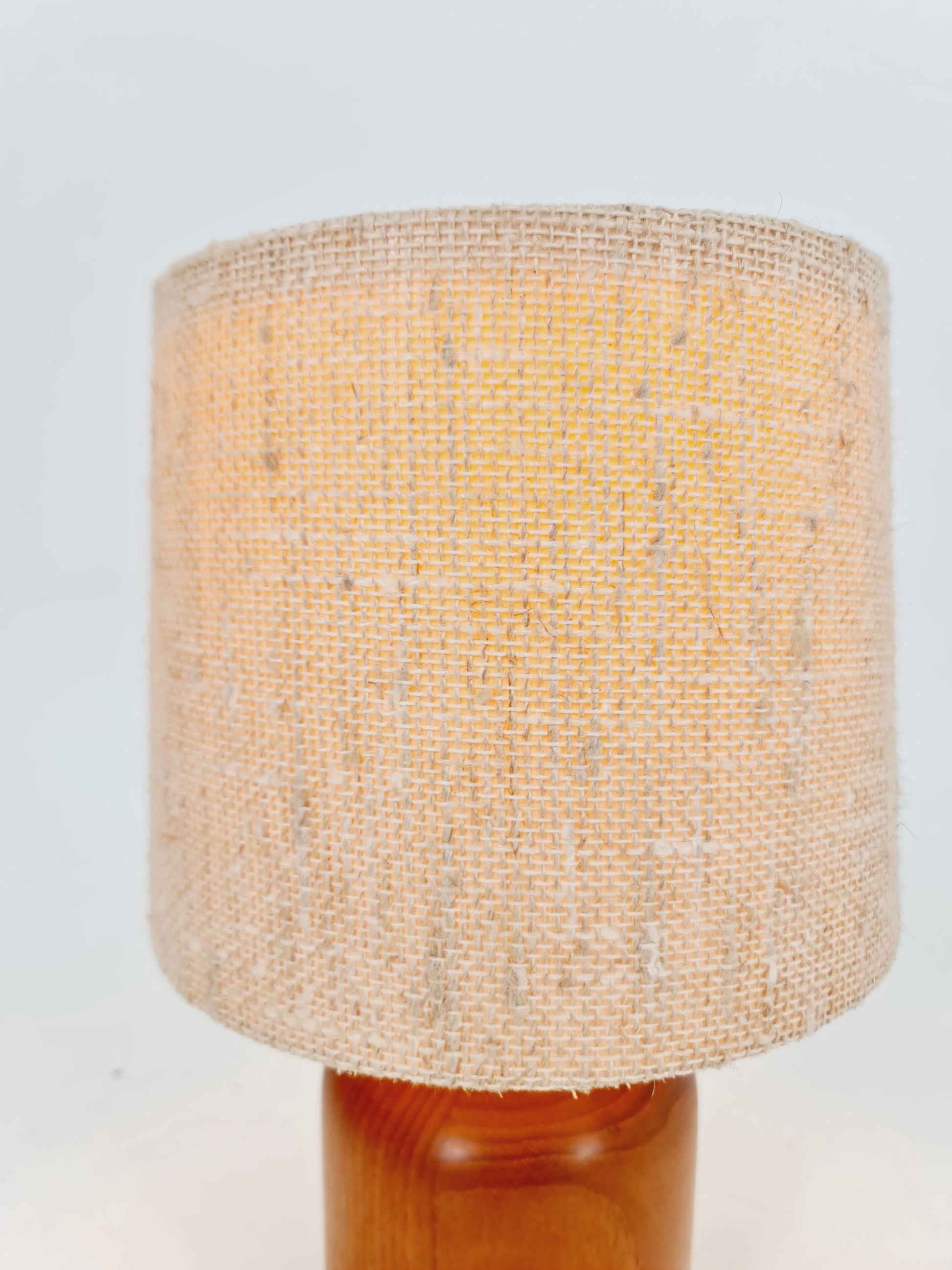 Mid century solid teak table lamp by Bestorm, 1960s