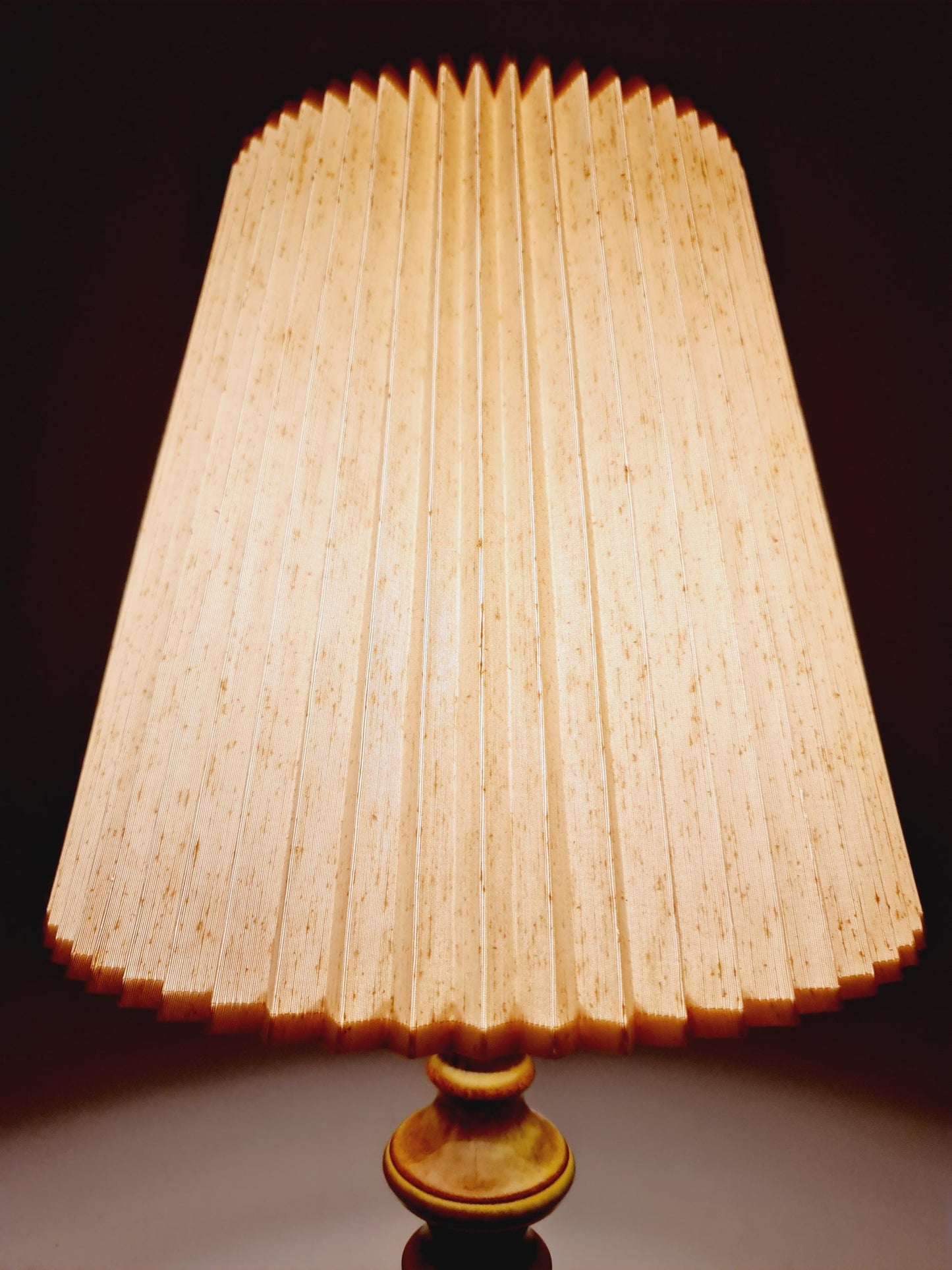 Mid century ceramic handmade floor lamp 1960s Germany