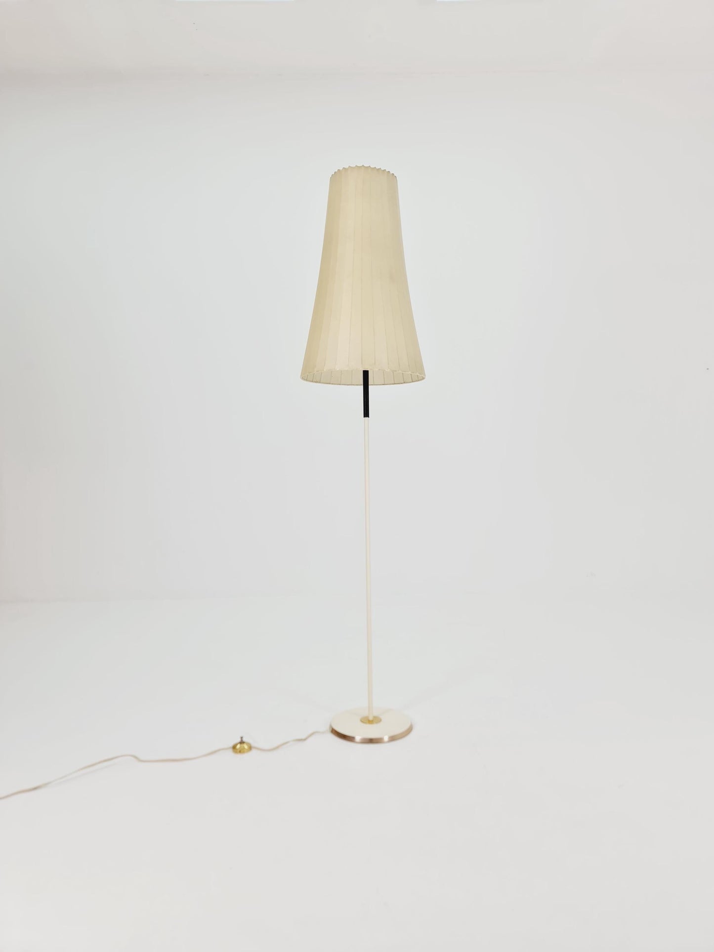 Mid century Super rare brass & Cocoon Floor lamp by Achille Castiglioni, Italy, 1960s