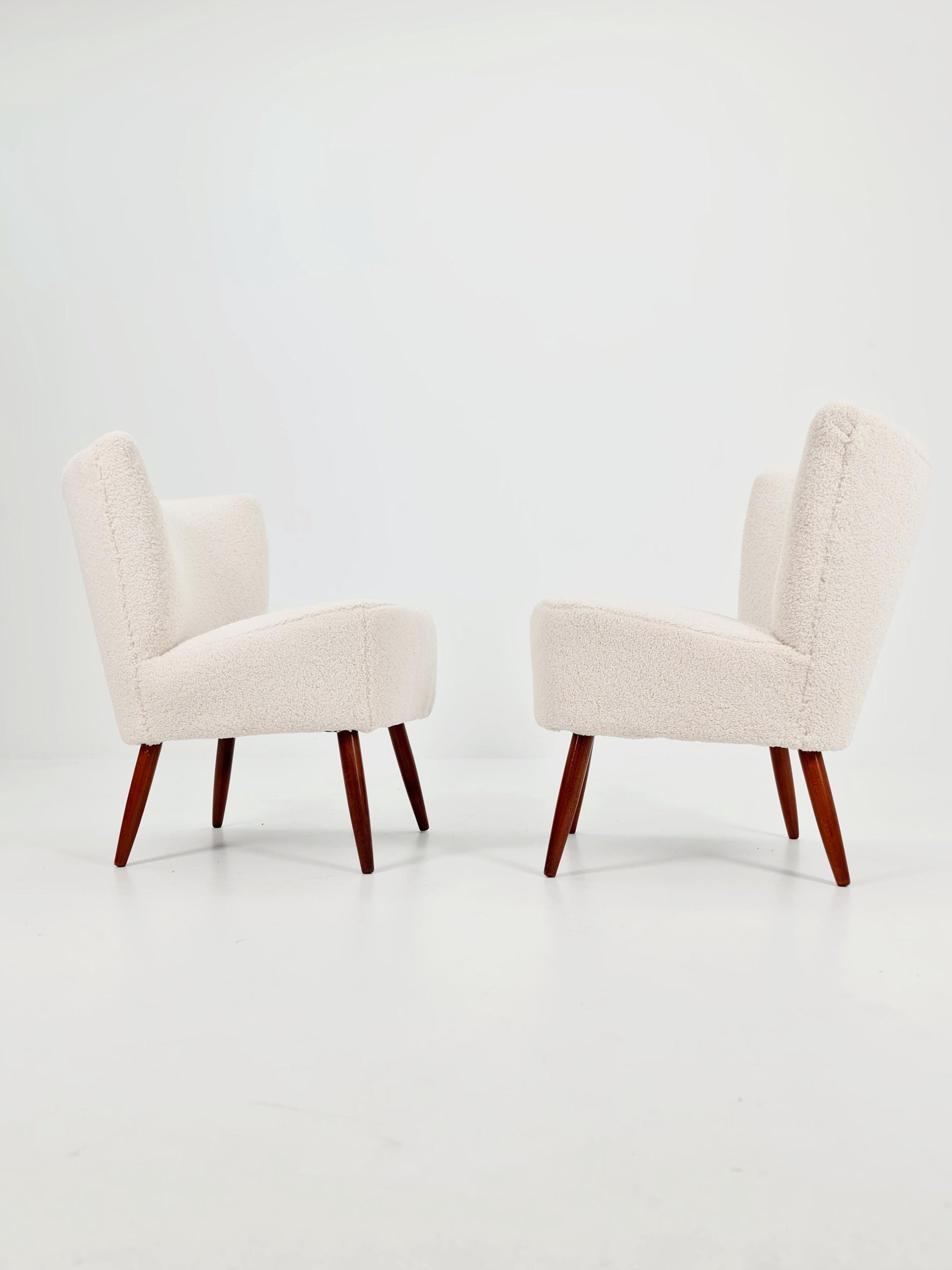 Midcentury German Cocktail Chair Rockabilly Set of 2 ,1950s