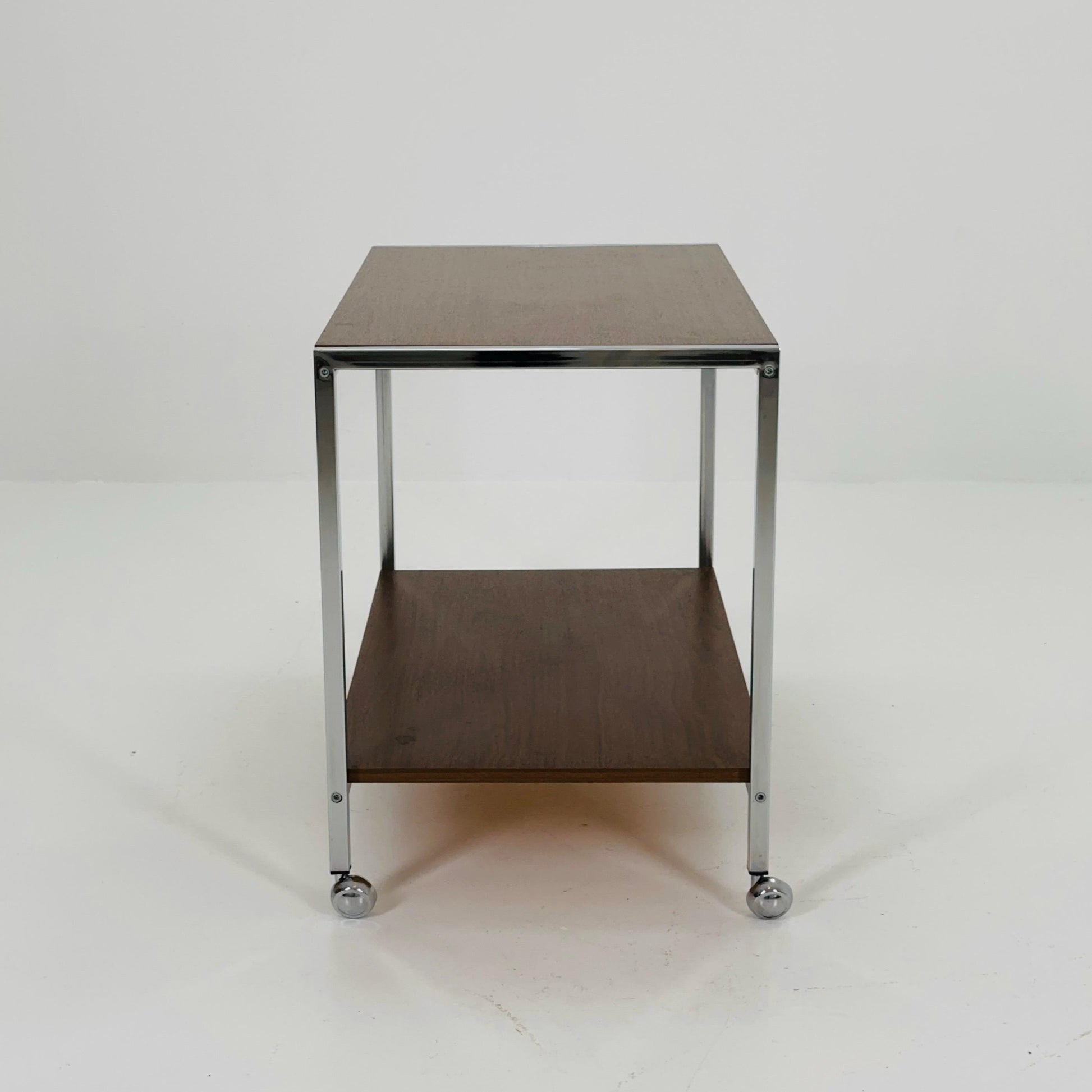 Mid-Century Bauhaus coffee table & Trolly 1970s Germany
