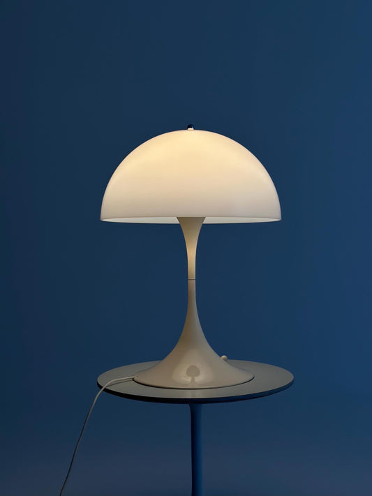 Mid Century Panthella Table Lamp by Verner Panton for Louis Poulsen – White Acrylic – Denmark 1970