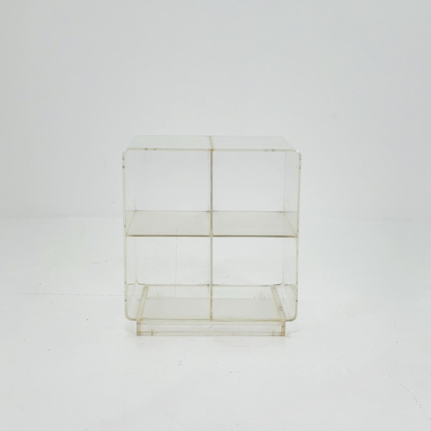 Space age Plexiglass coffee table /console 1970s.