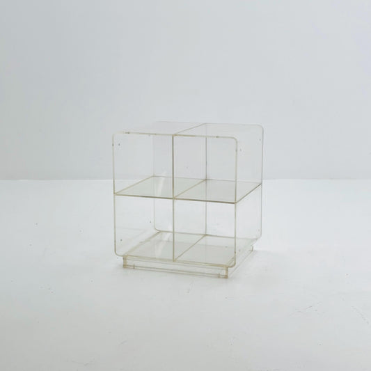 Space age Plexiglass coffee table /console 1970s.