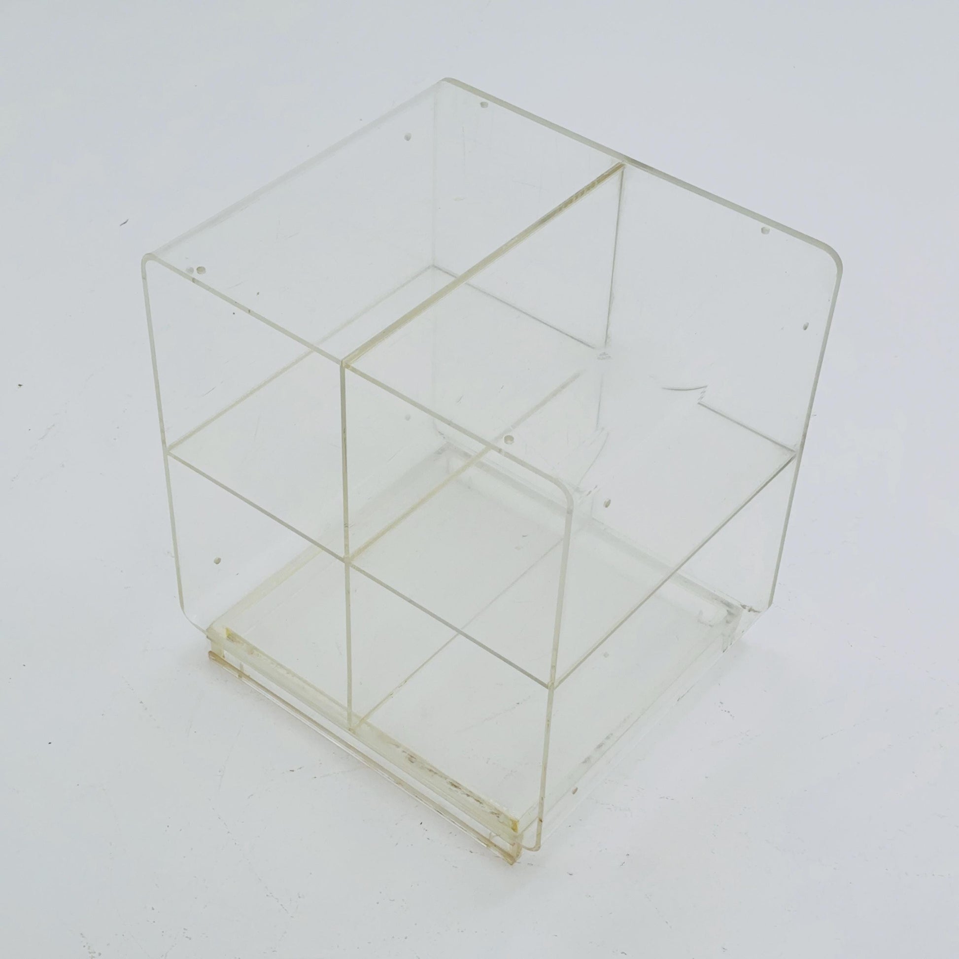 Space age Plexiglass coffee table /console 1970s.