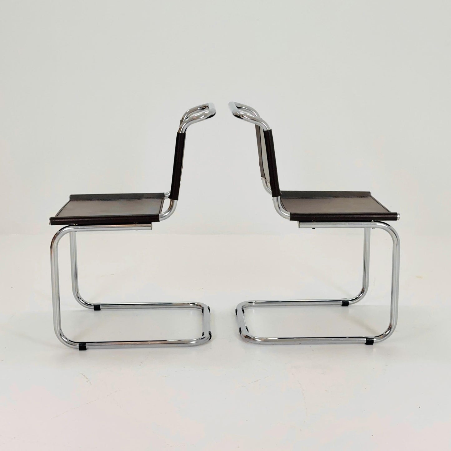 Set of 2 Mid-Century Vintage S33 Chairs by Mart Stam, Germany, 1980s – Bauhaus Design