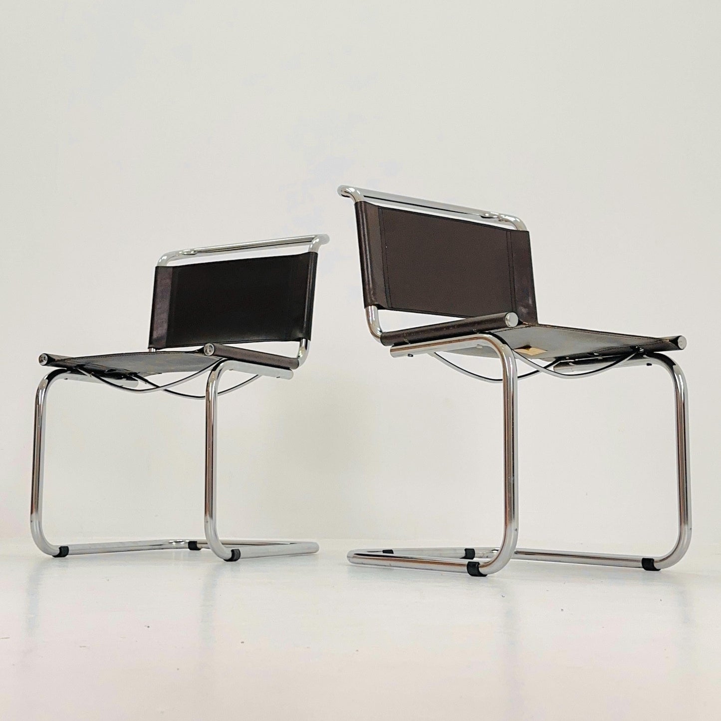 Set of 2 Mid-Century Vintage S33 Chairs by Mart Stam, Germany, 1980s – Bauhaus Design