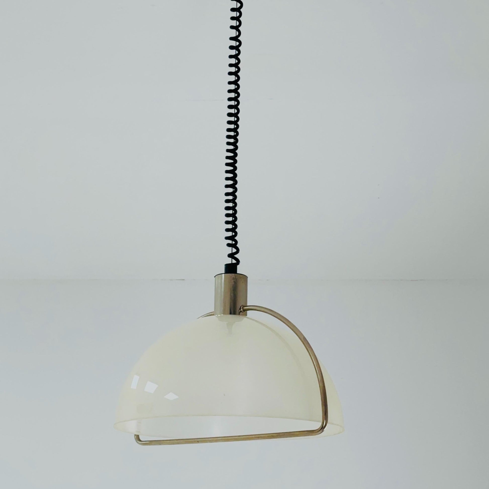 Space age pendant lamp designed by Harvey Guzzini, Italy, 1970s