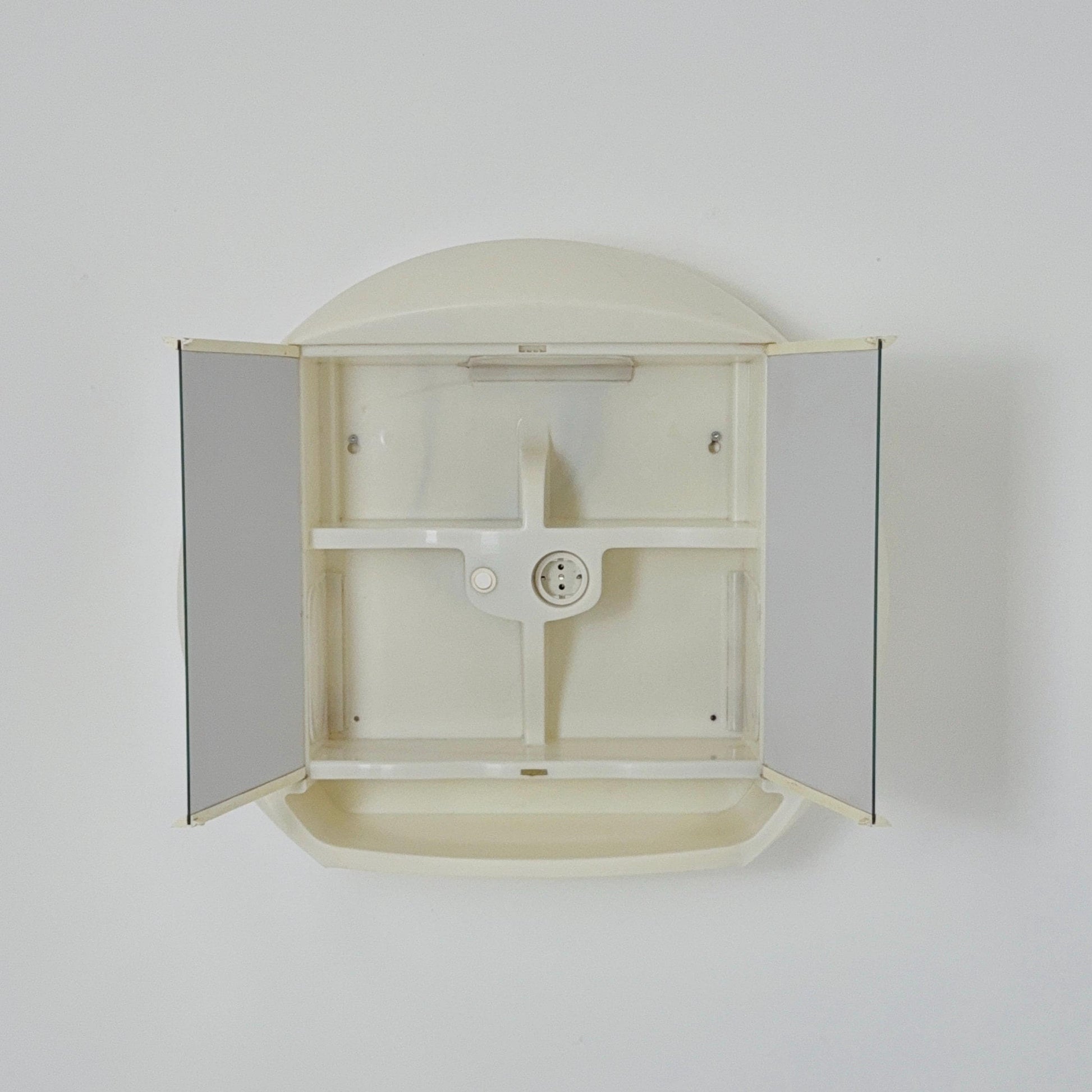 Mid century Space Age backlit Bathroom Cabinet by Allibert, France, 1970s