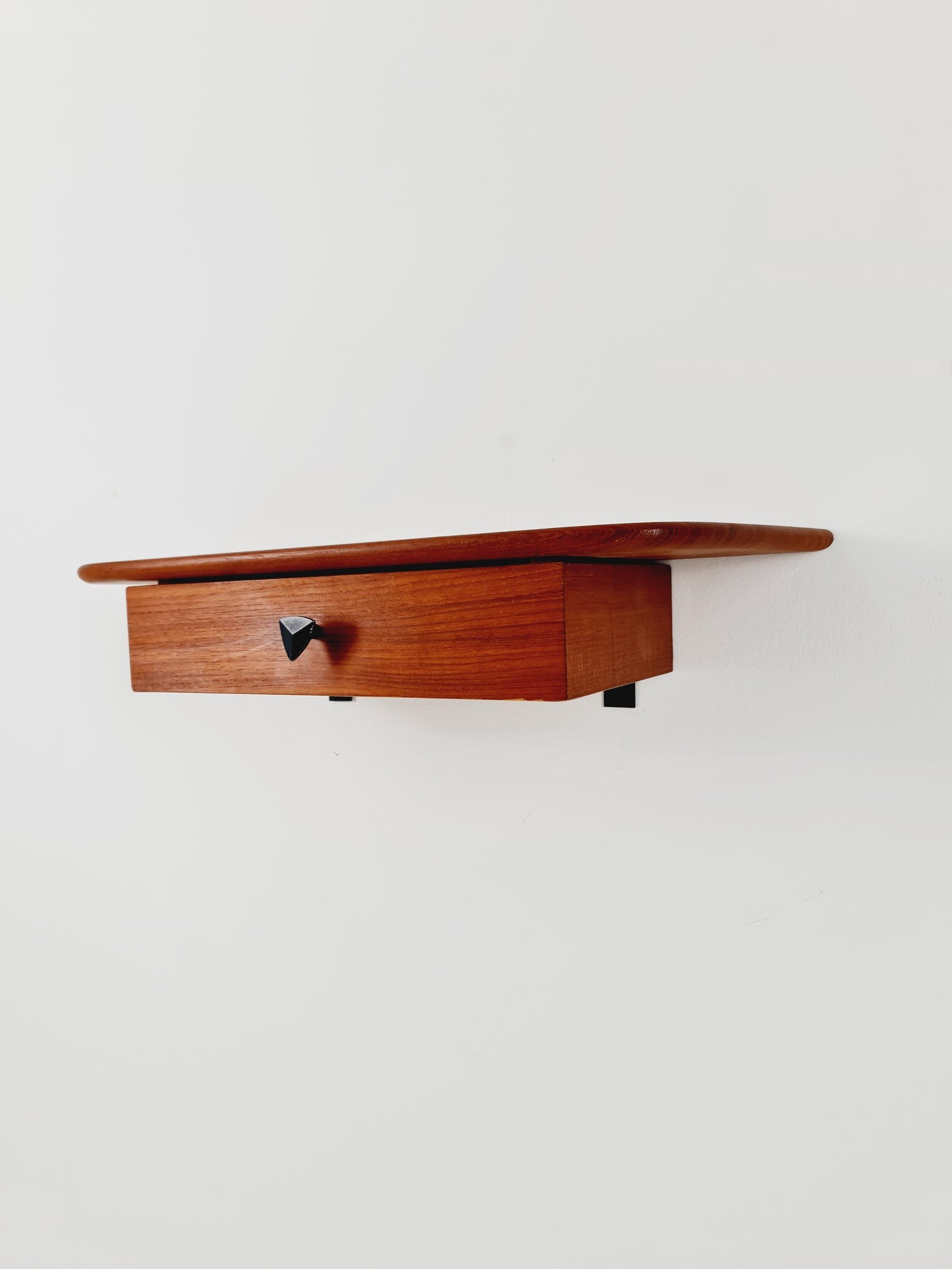 Dansih teak floating/ hanging bedside table/ nightstand, 1960s