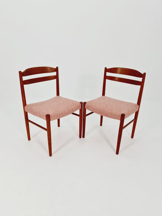 Swedish teak dining chairs by Carl Ekström for Albin Johansson 1960s, set of 2