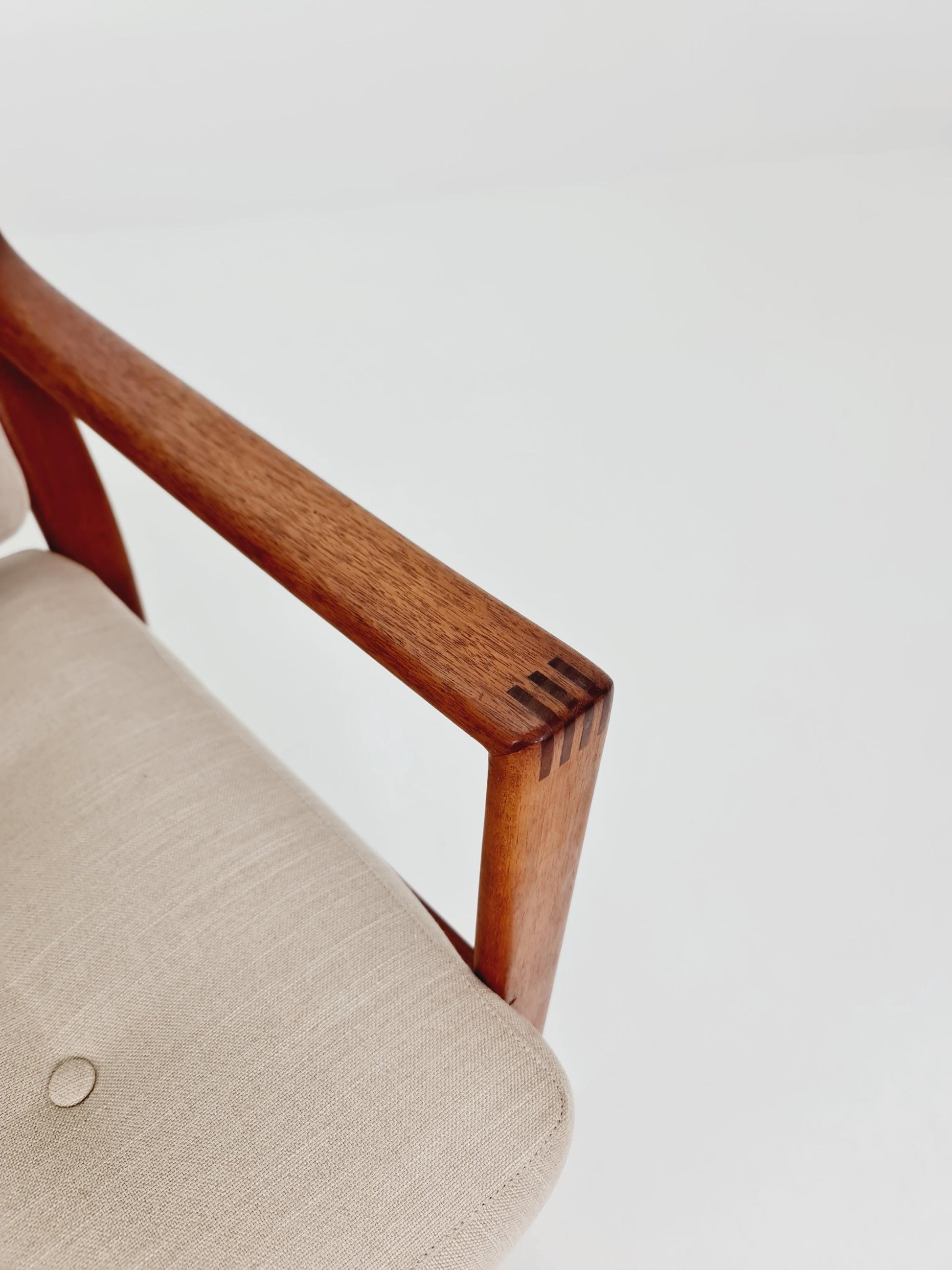 Mid century easy lounge chairs by Karl-Erik Ekselius For JOC Vetlanda Armchairs 1960s, Set of 2