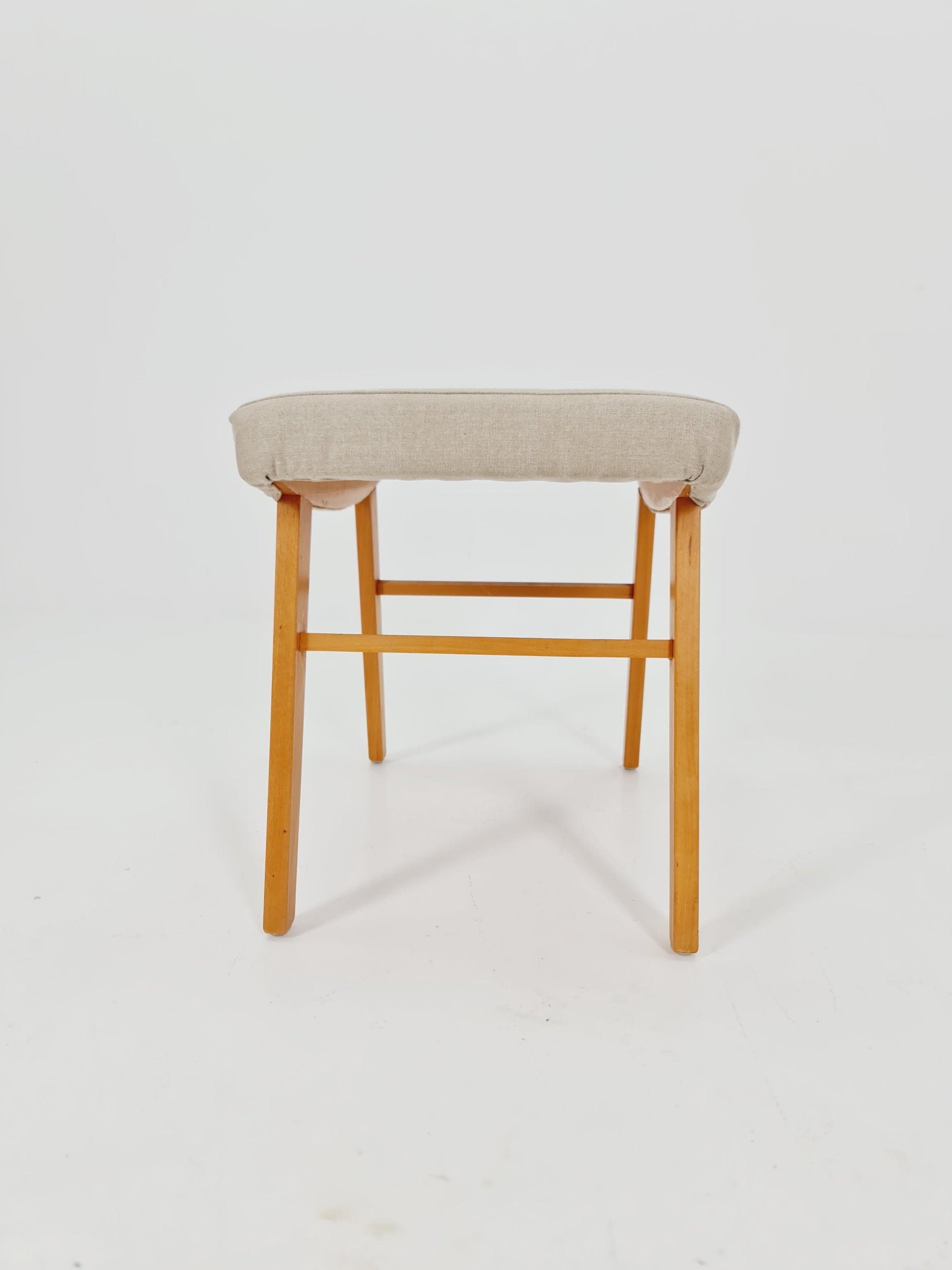 Mid century modern German ottoman/footstool make up stool from the 50s