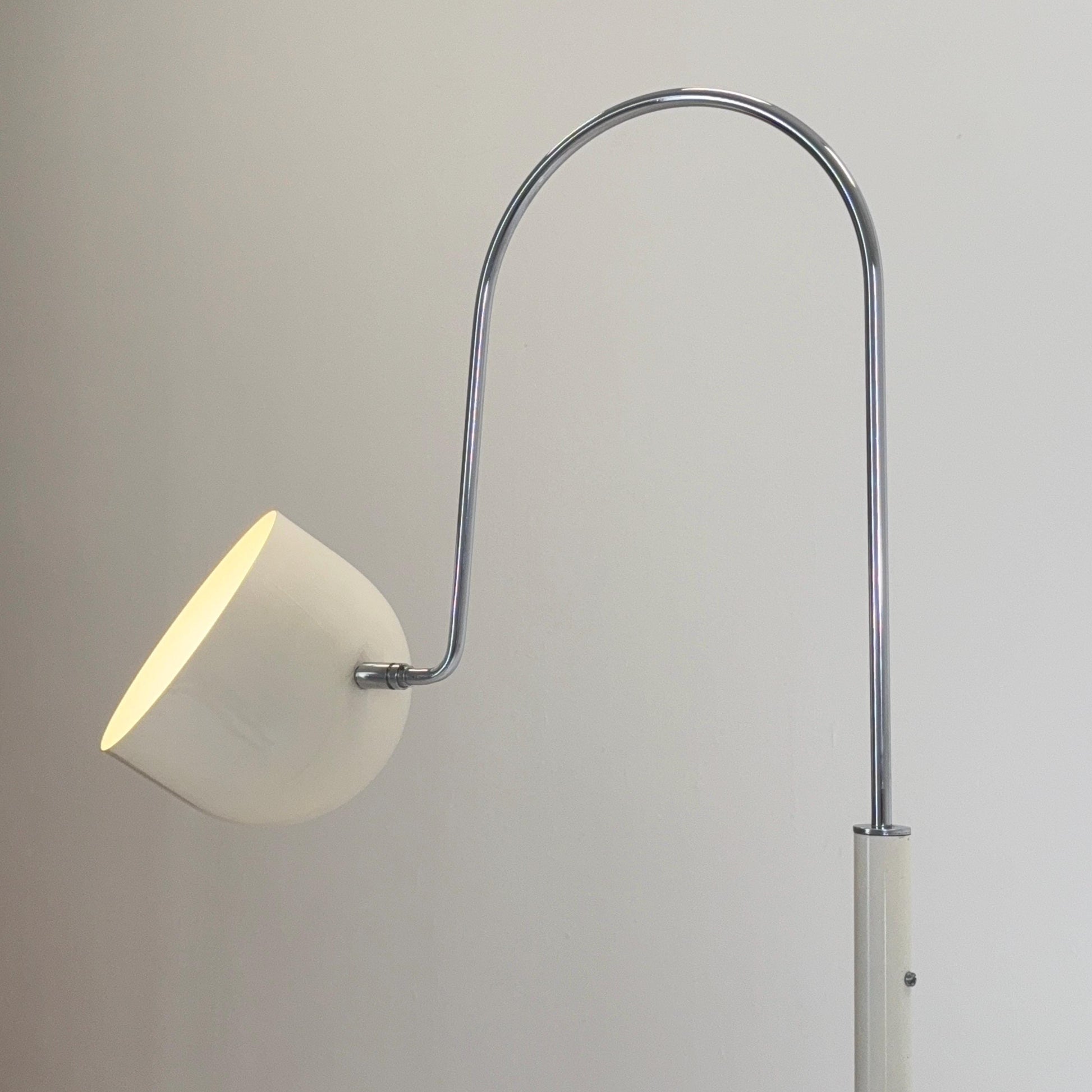 Mid-Century Modern ‘Bridge Arc’ Floor Lamp by Stilnovo – Italy, 1970s