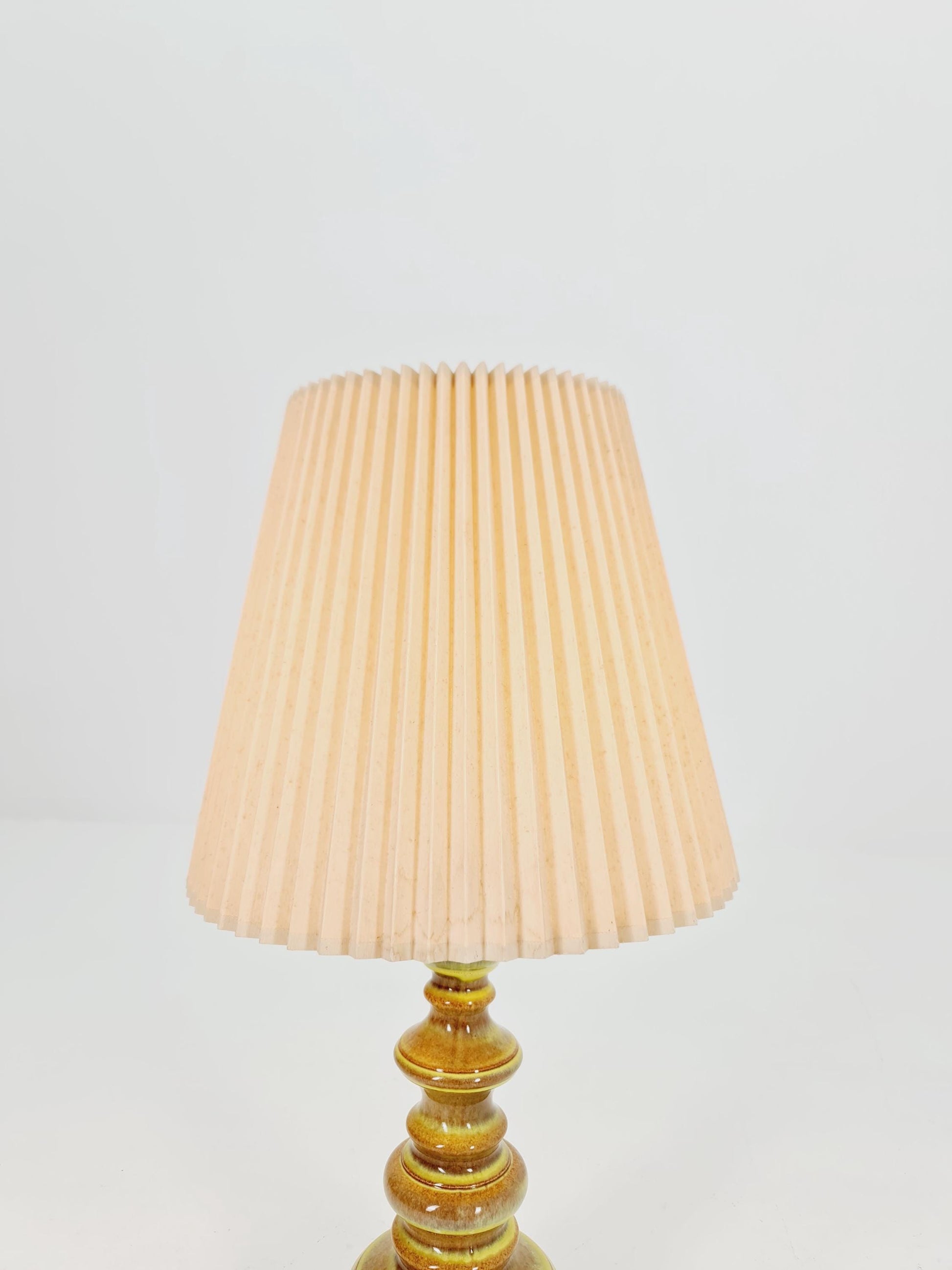 Mid century ceramic handmade floor lamp 1960s Germany