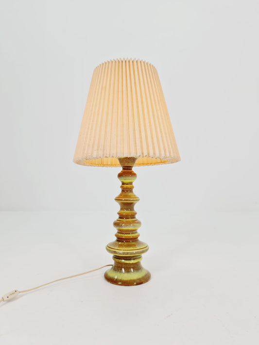 Mid century ceramic handmade floor lamp 1960s Germany