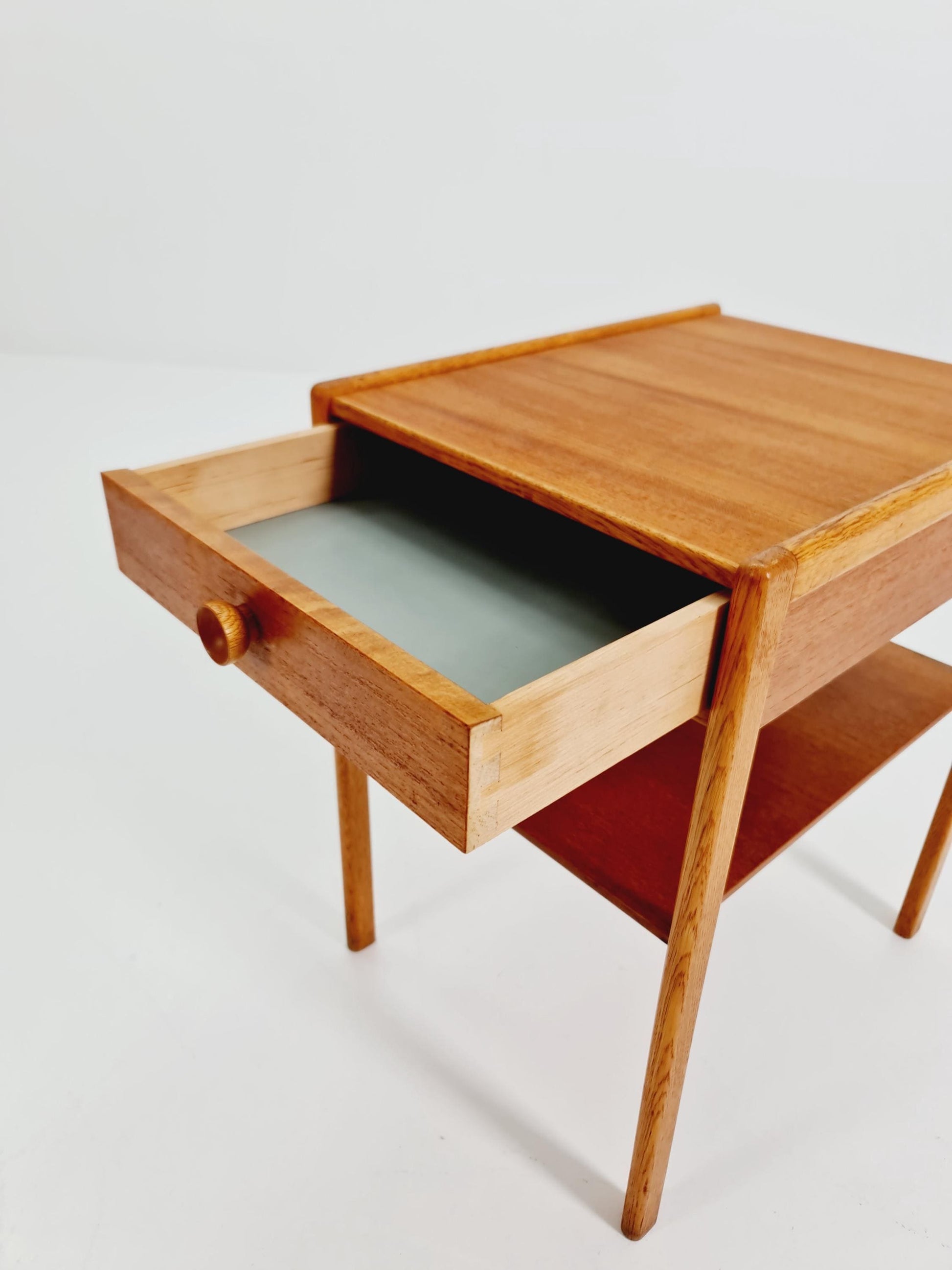 Midcentury danish Teak Vintage Side table by A.B Erik Andersson straight from the sixties