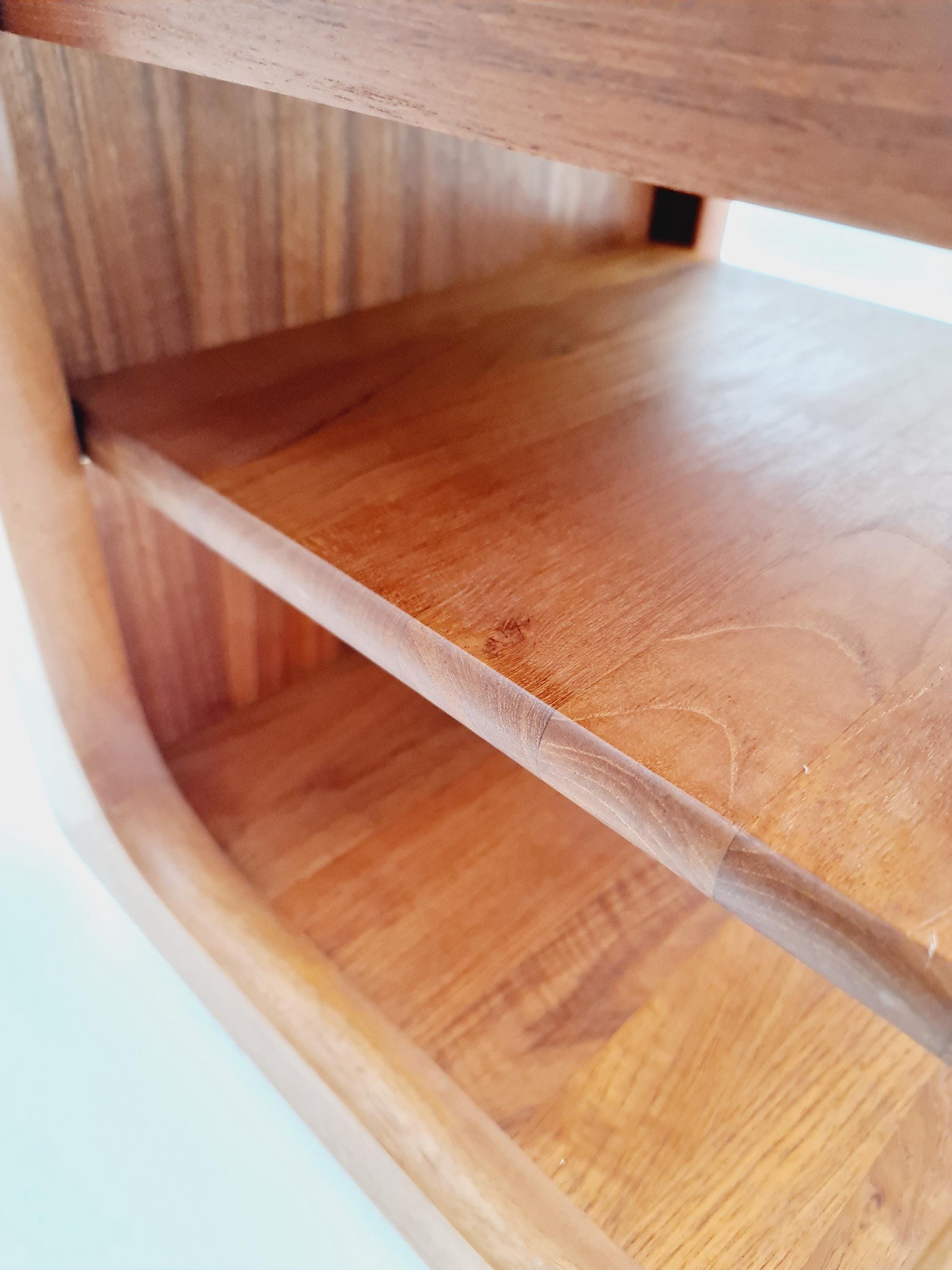 Pair of Midcentury Danish Solid teak vintage Side table/ Bedside table/ Night stand, 1970s
