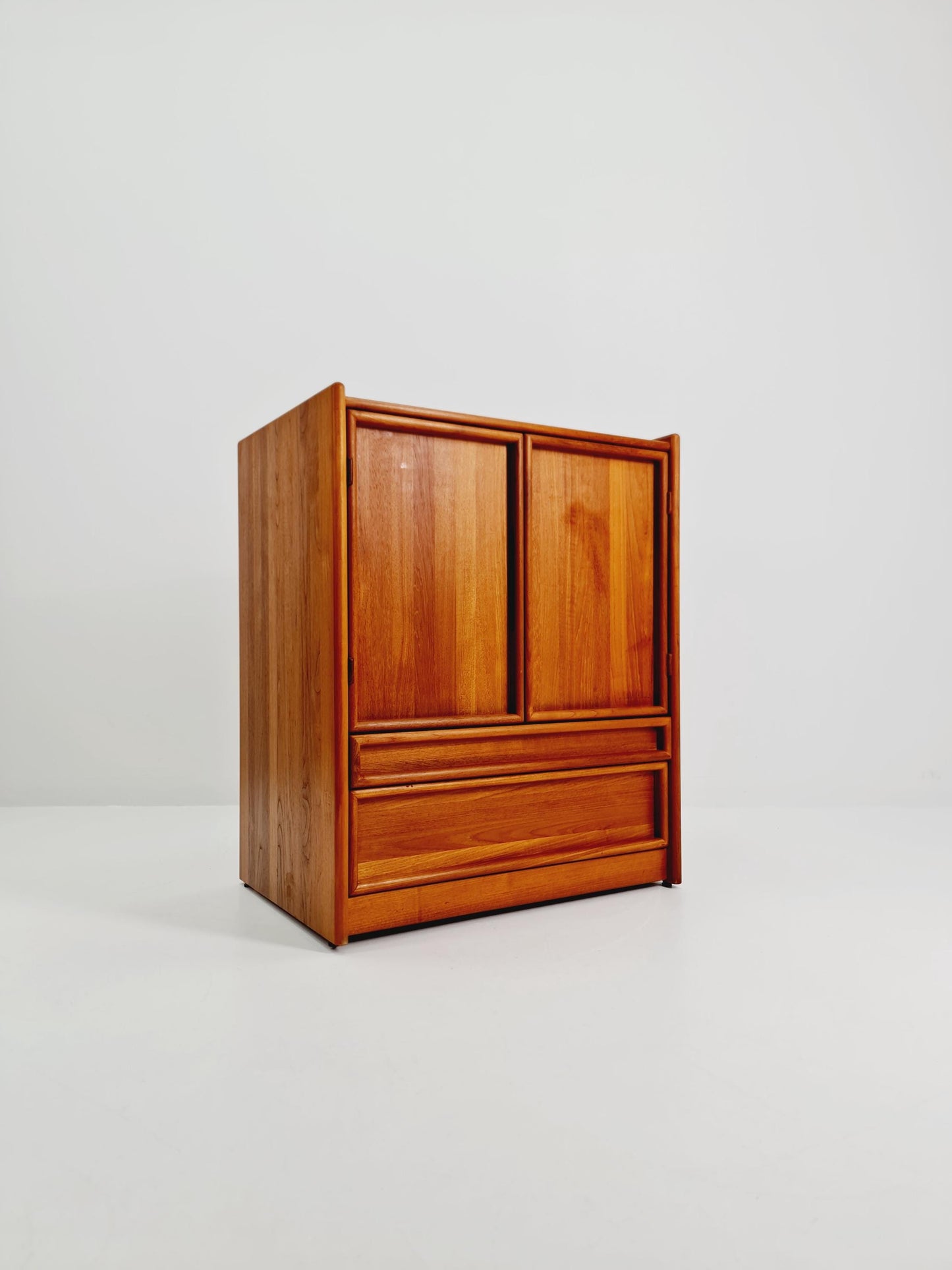 Mid Century Modern danish highboard Solid teak Sideboard, 1970s