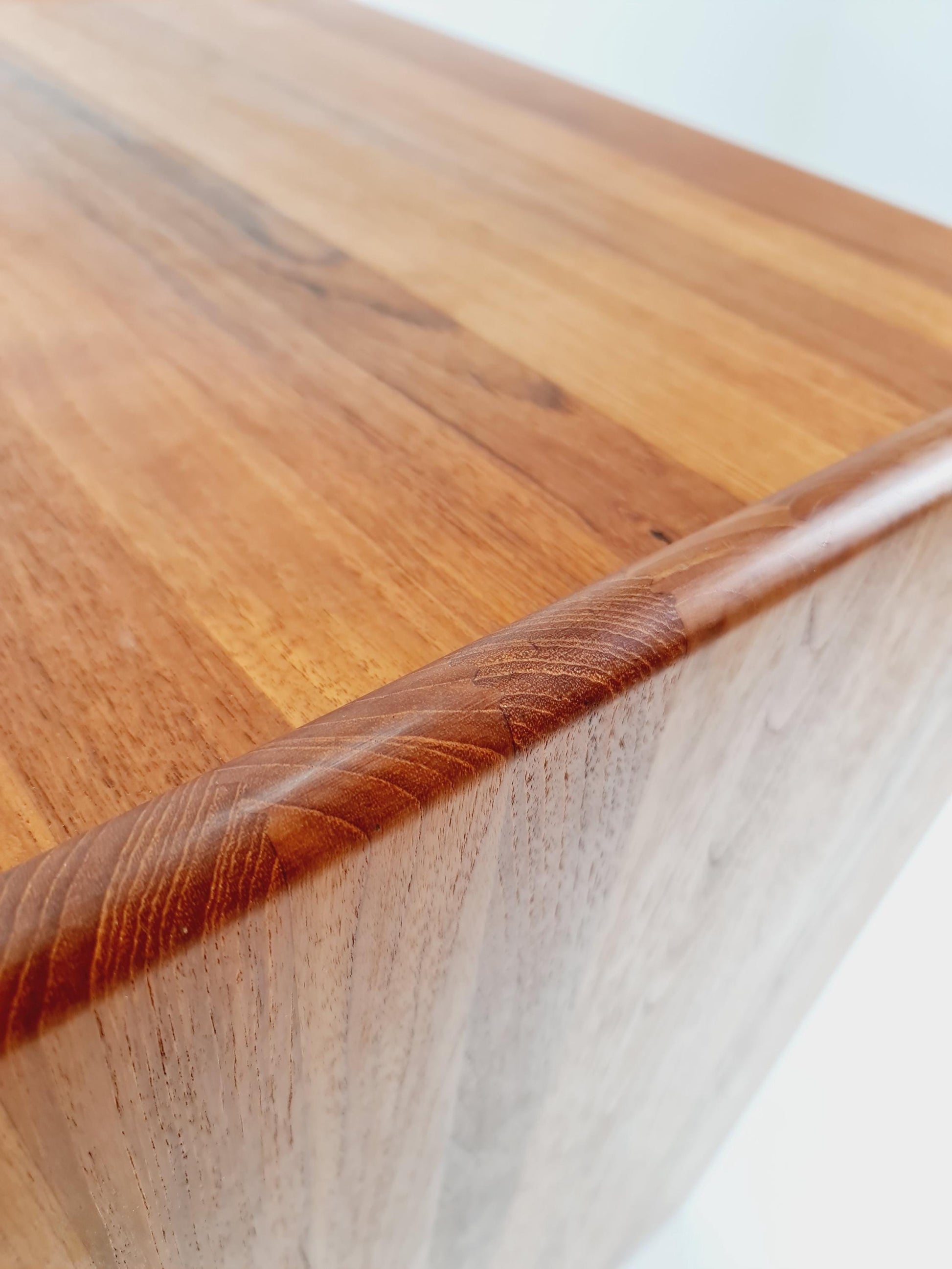 Mid Century Modern danish highboard Solid teak Sideboard, 1970s
