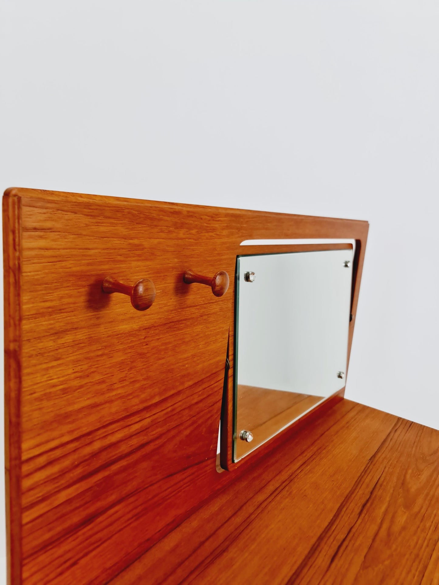 Mid Century Modern Danish Teak vanity table/ make up table by Svante Skogh, 1960s