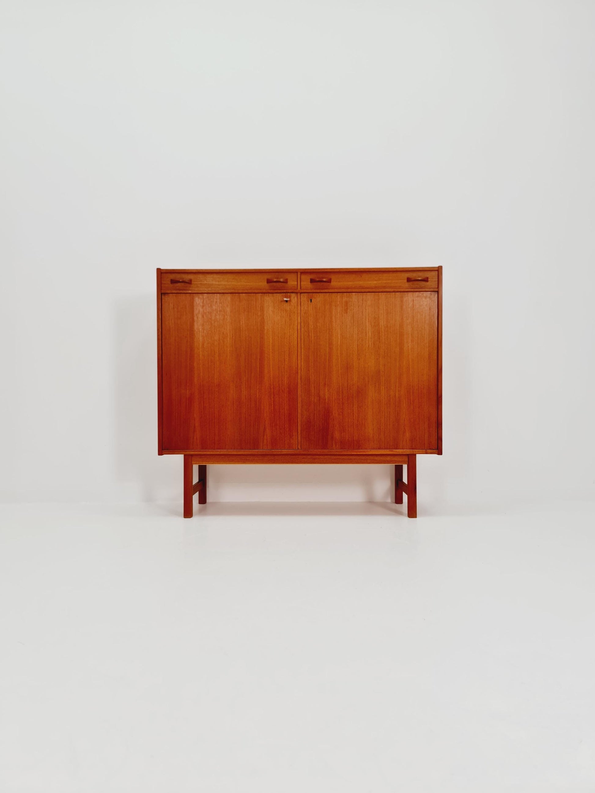 Mid century Swedish Teak Highboard by Tage Olofsson for Ulferts, 1960s