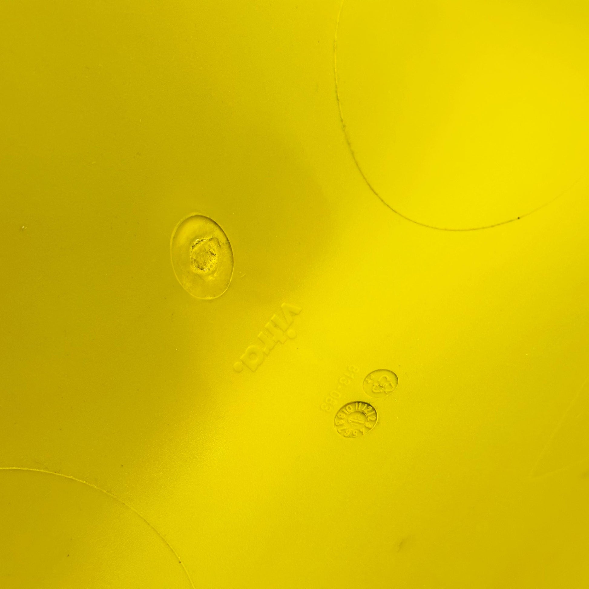 1 of 2 Orginal Limited Edition Verner Panton chair in Mustard ABS germany by Vitra 2012