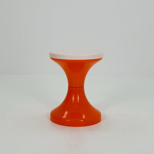 Space age Round German Tuilp stools plastic by Isopelka, 1970s
