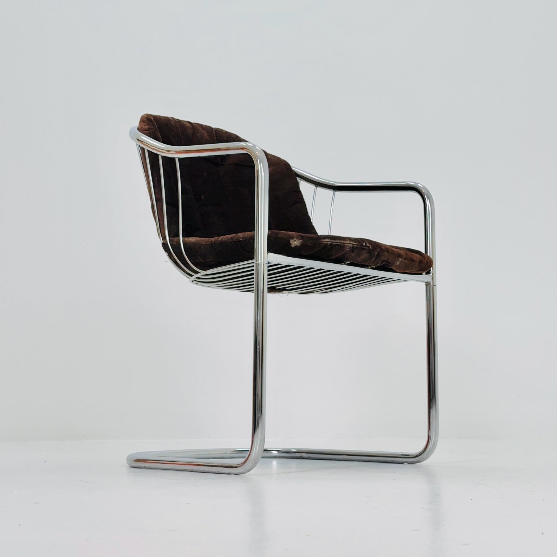 Mid century Dining armchair by Gastone Rinaldi, Italy, 1970s