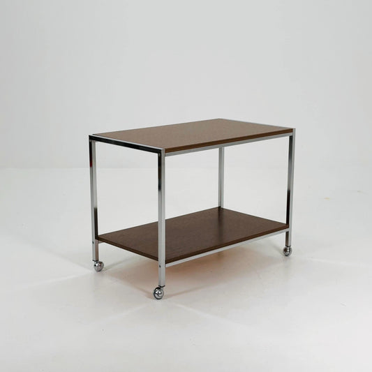 Mid-Century Bauhaus coffee table & Trolly 1970s Germany