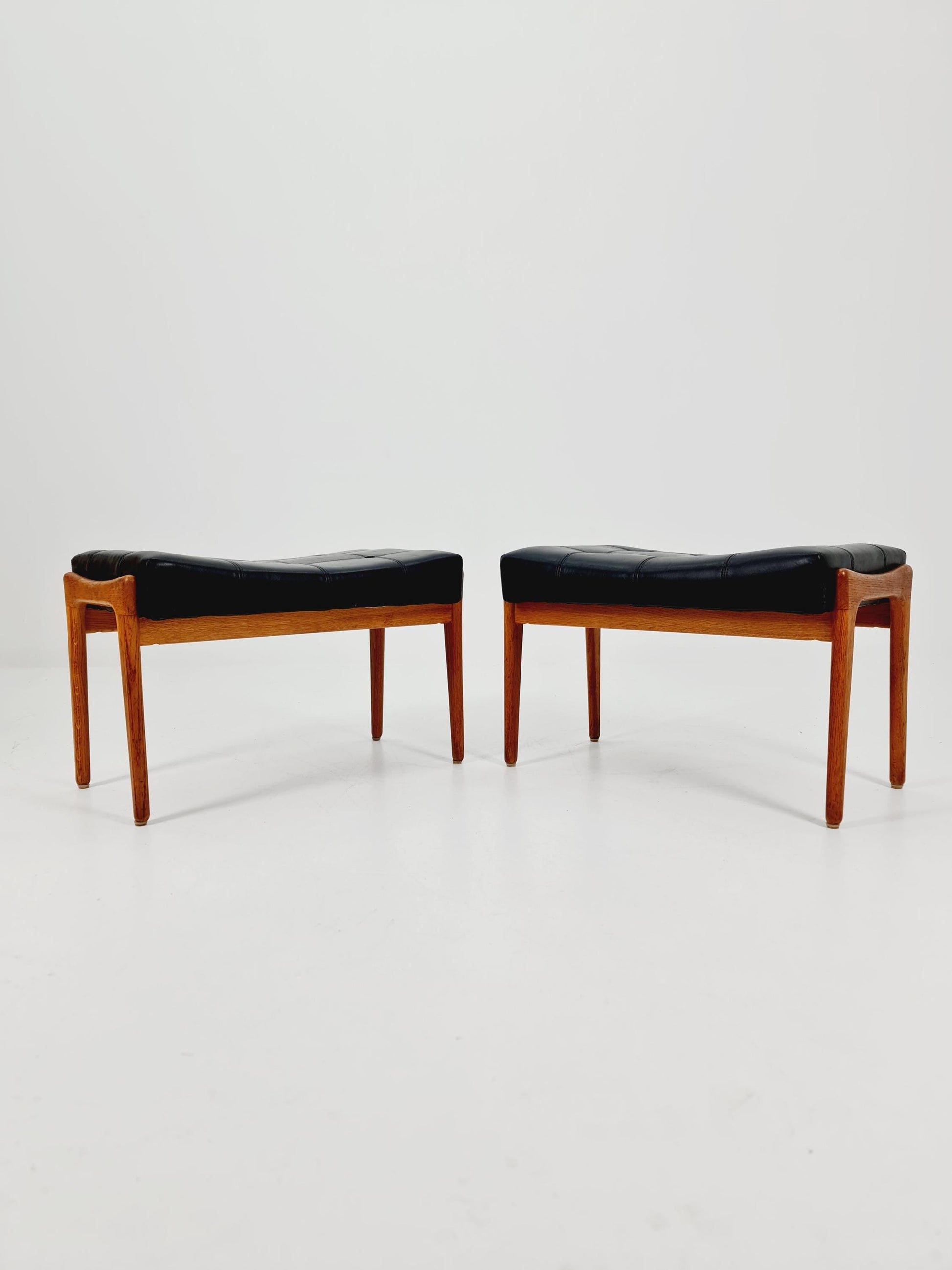 1 of 2 Mid century modern danish ottoman/stool for Bröderna Anderssons 1960s