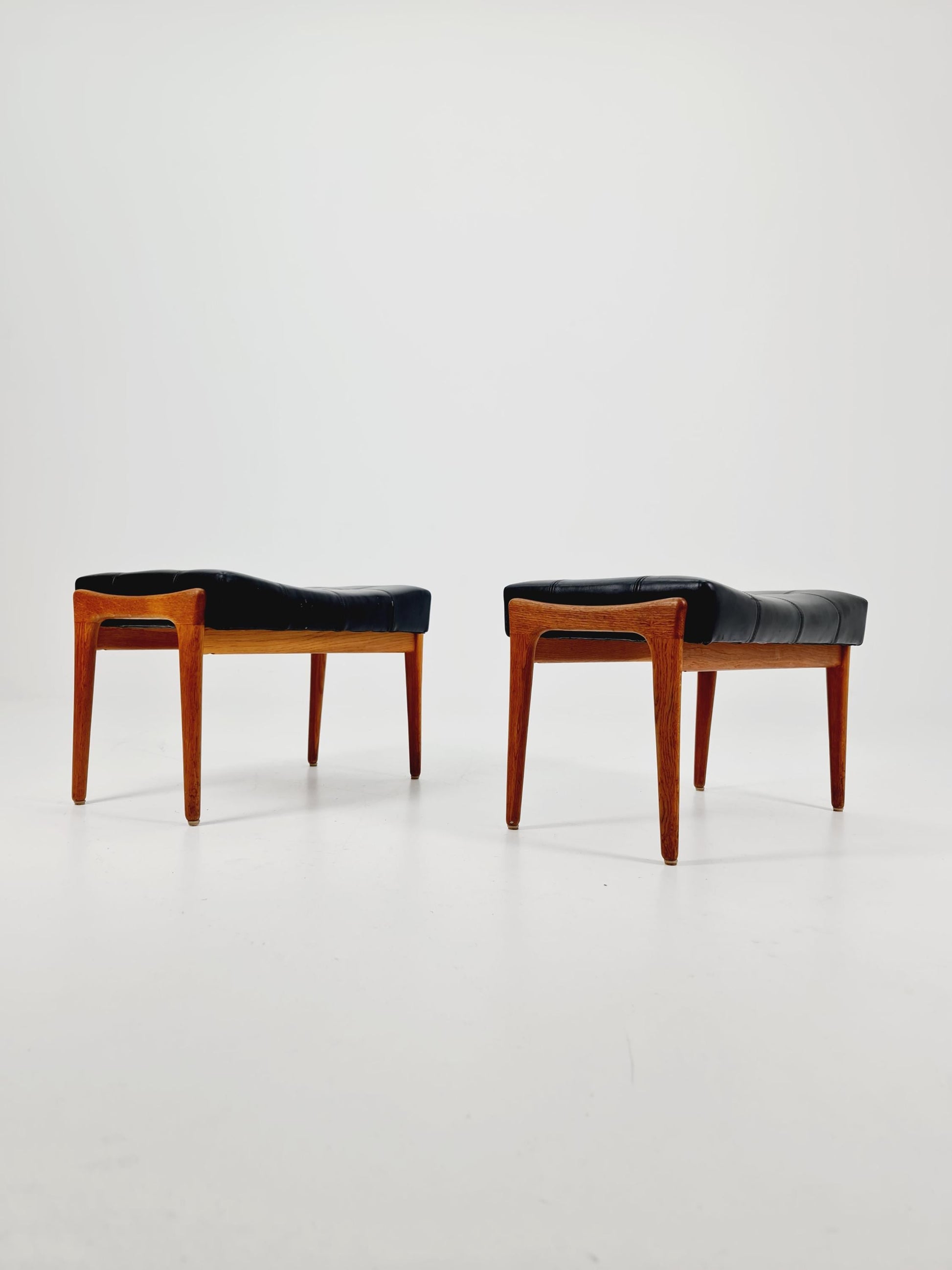 1 of 2 Mid century modern danish ottoman/stool for Bröderna Anderssons 1960s