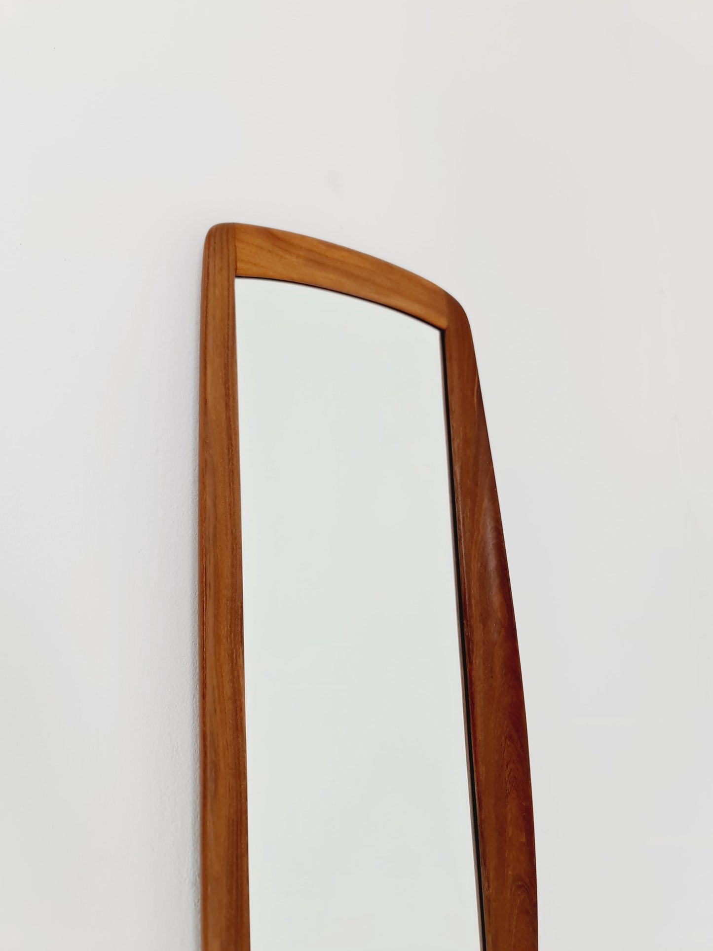 Teak Danish mid-century Modern wall-mounted mirror, 1960s