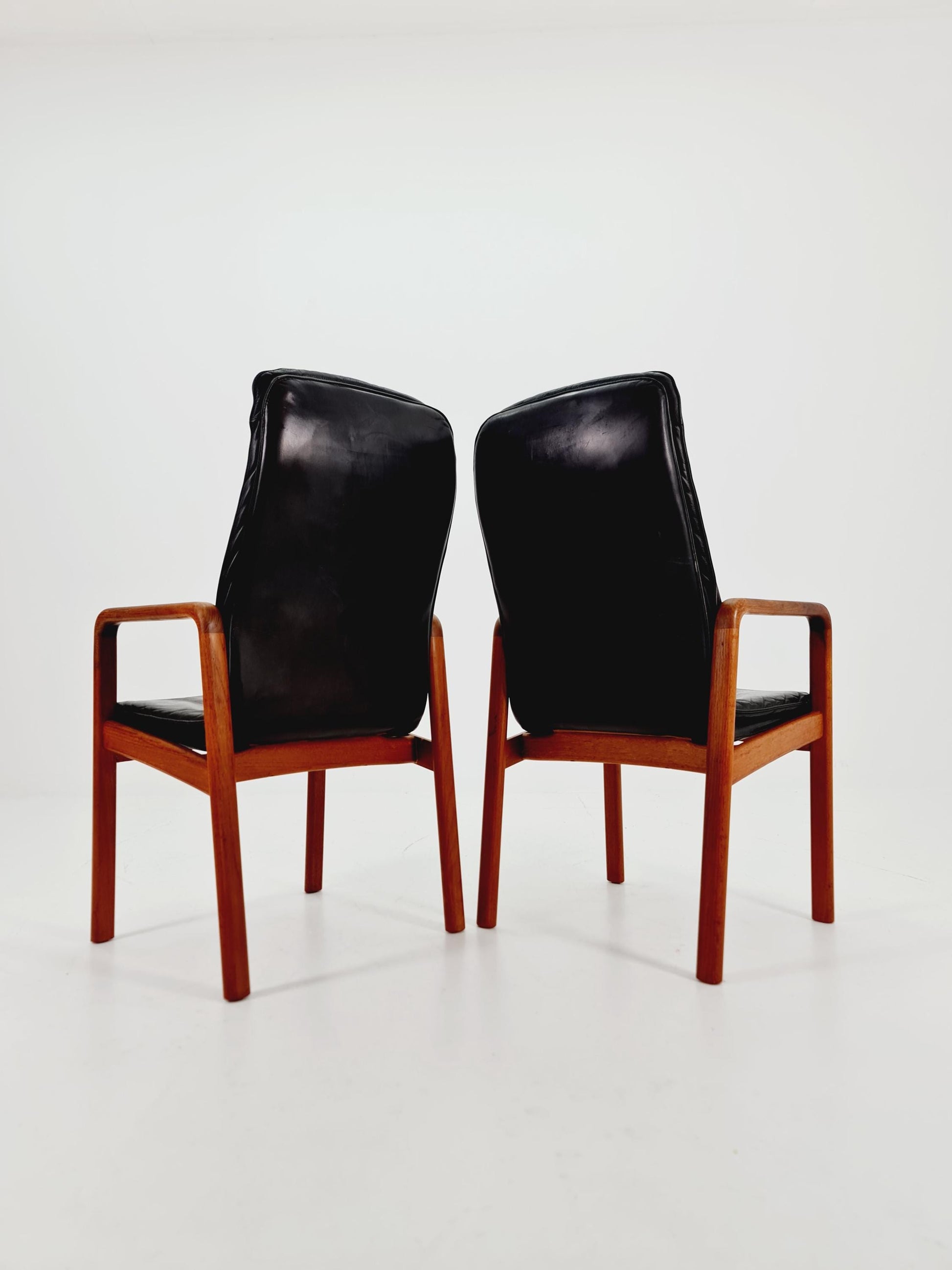 Mid Century Danish solid teak Armchairs by Dyrlund, 1970s