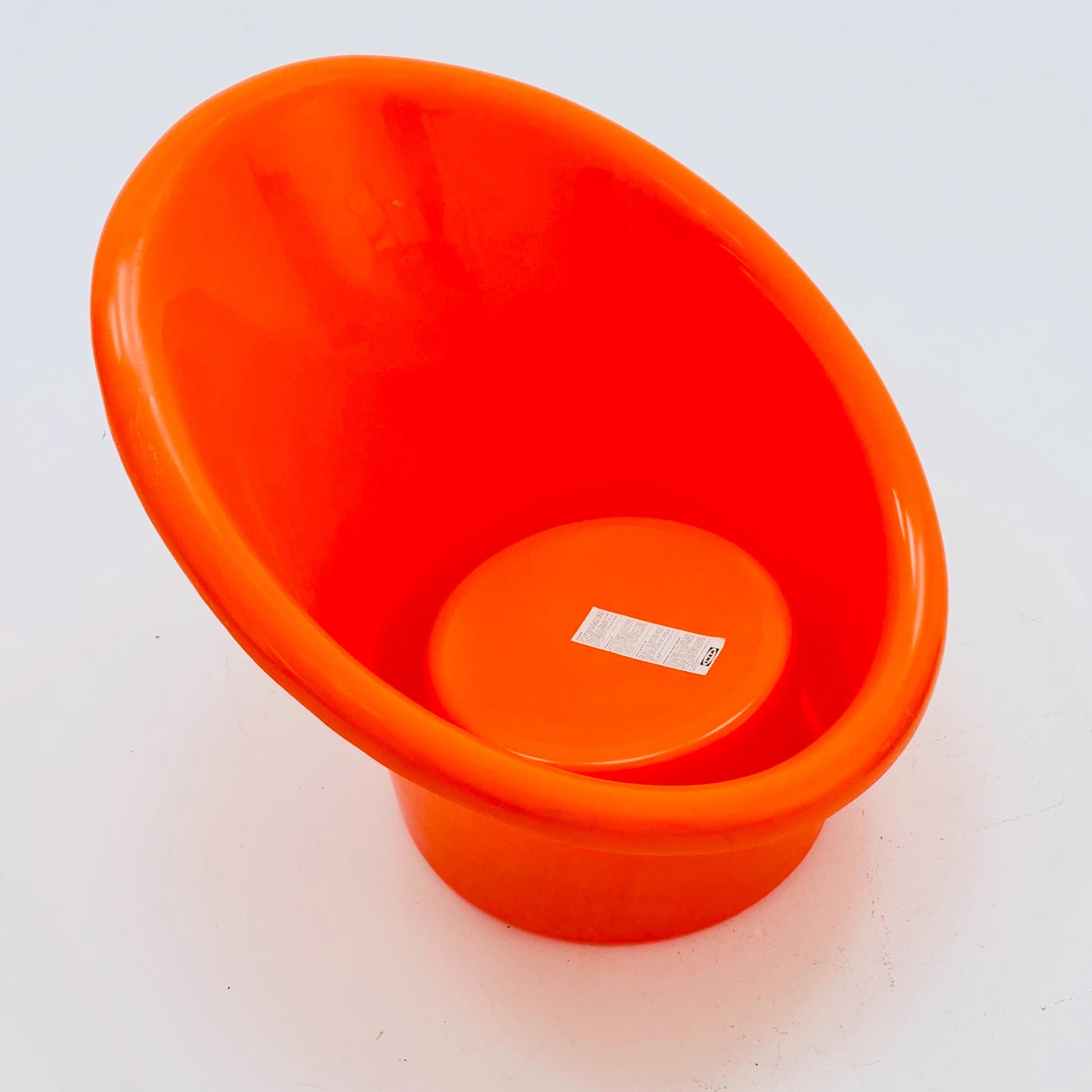 Skopa Lounge orange Chair by Ole Gjerløv Knudsen & Torben Lind for Ikea, 1970s