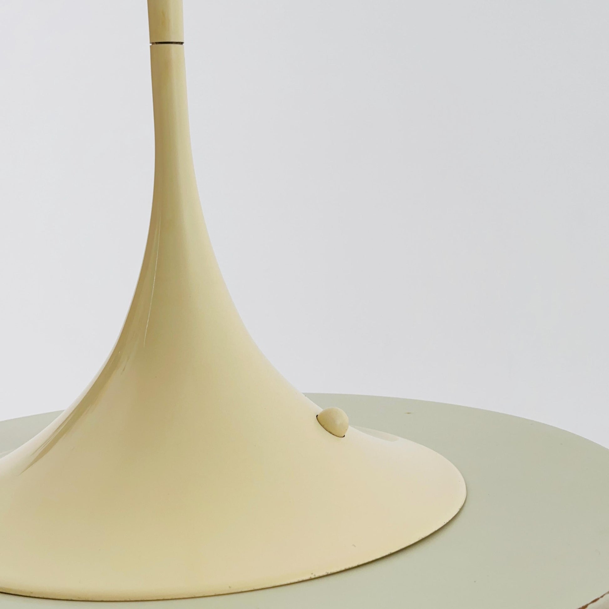 Mid Century Panthella Table Lamp by Verner Panton for Louis Poulsen – White Acrylic – Denmark 1970