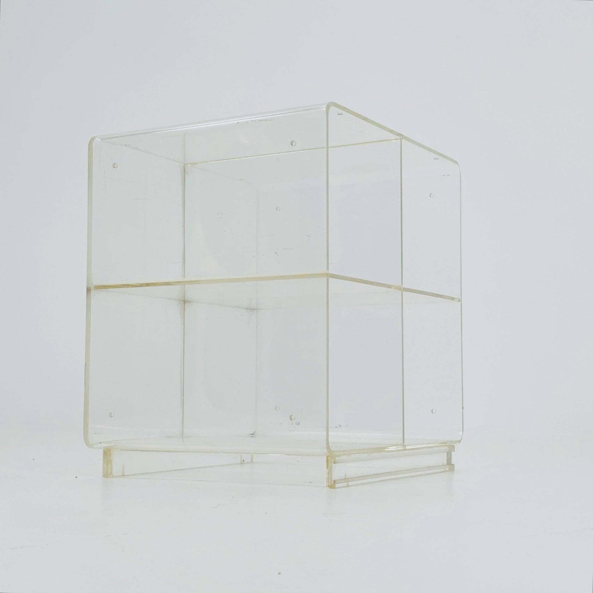 Space age Plexiglass coffee table /console 1970s.