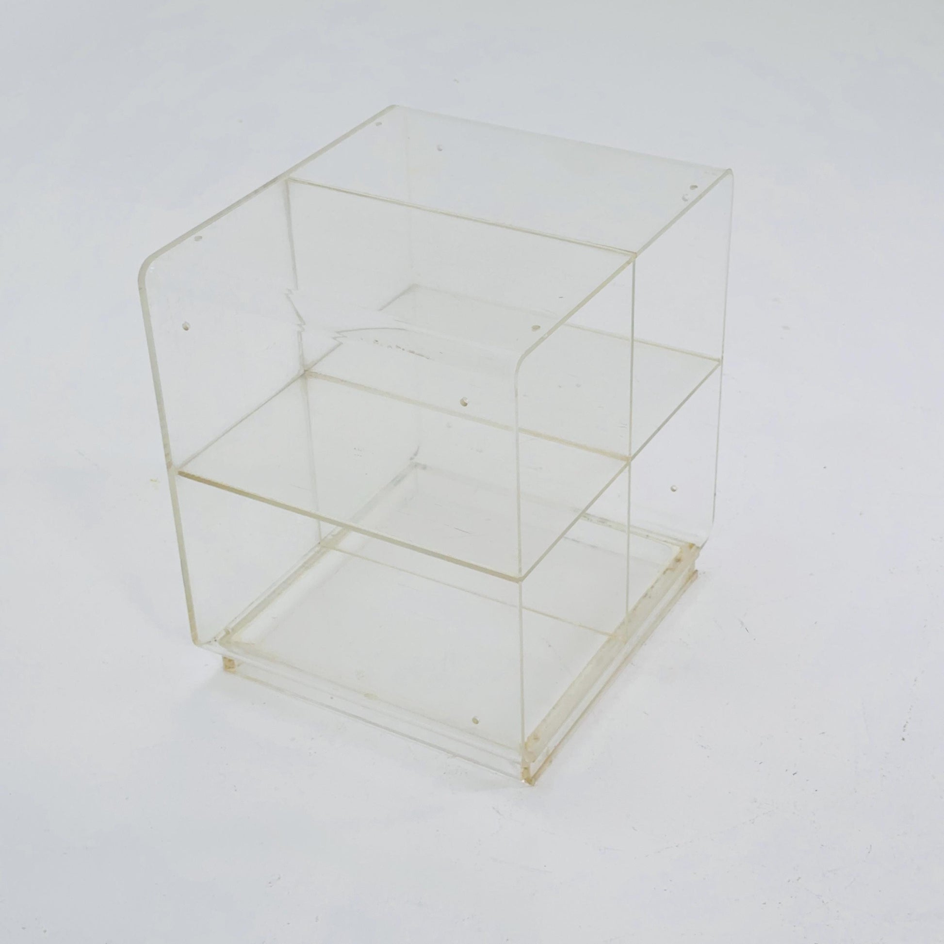 Space age Plexiglass coffee table /console 1970s.