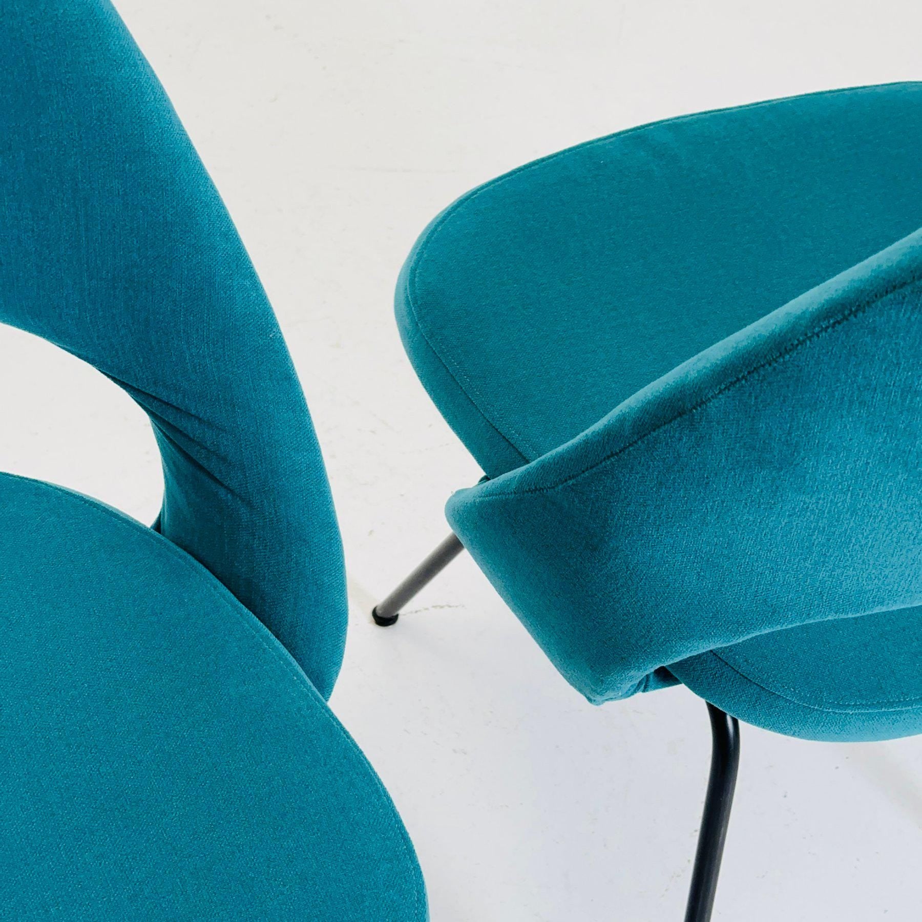 Set of 2 Mid century Dining Chairs Modell 72 by Eero Saarinen for Knoll International 1960s