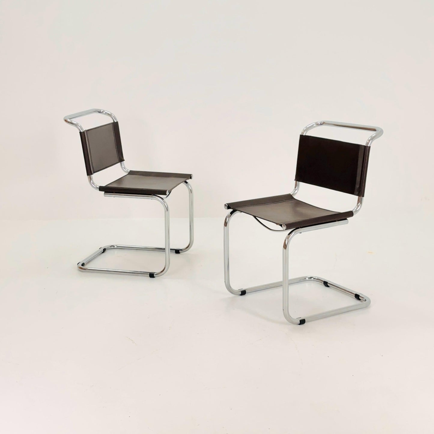Set of 2 Mid-Century Vintage S33 Chairs by Mart Stam, Germany, 1980s – Bauhaus Design