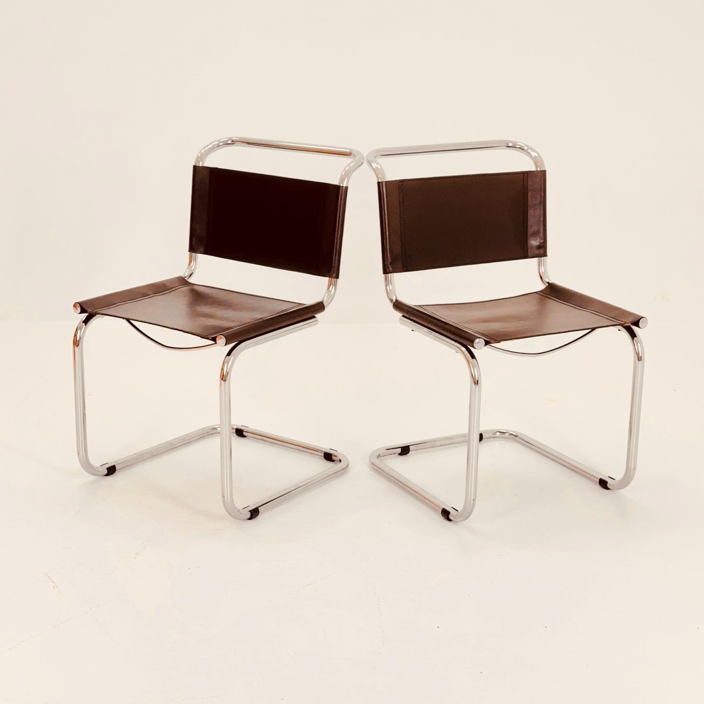 Set of 2 Mid-Century Vintage S33 Chairs by Mart Stam, Germany, 1980s – Bauhaus Design
