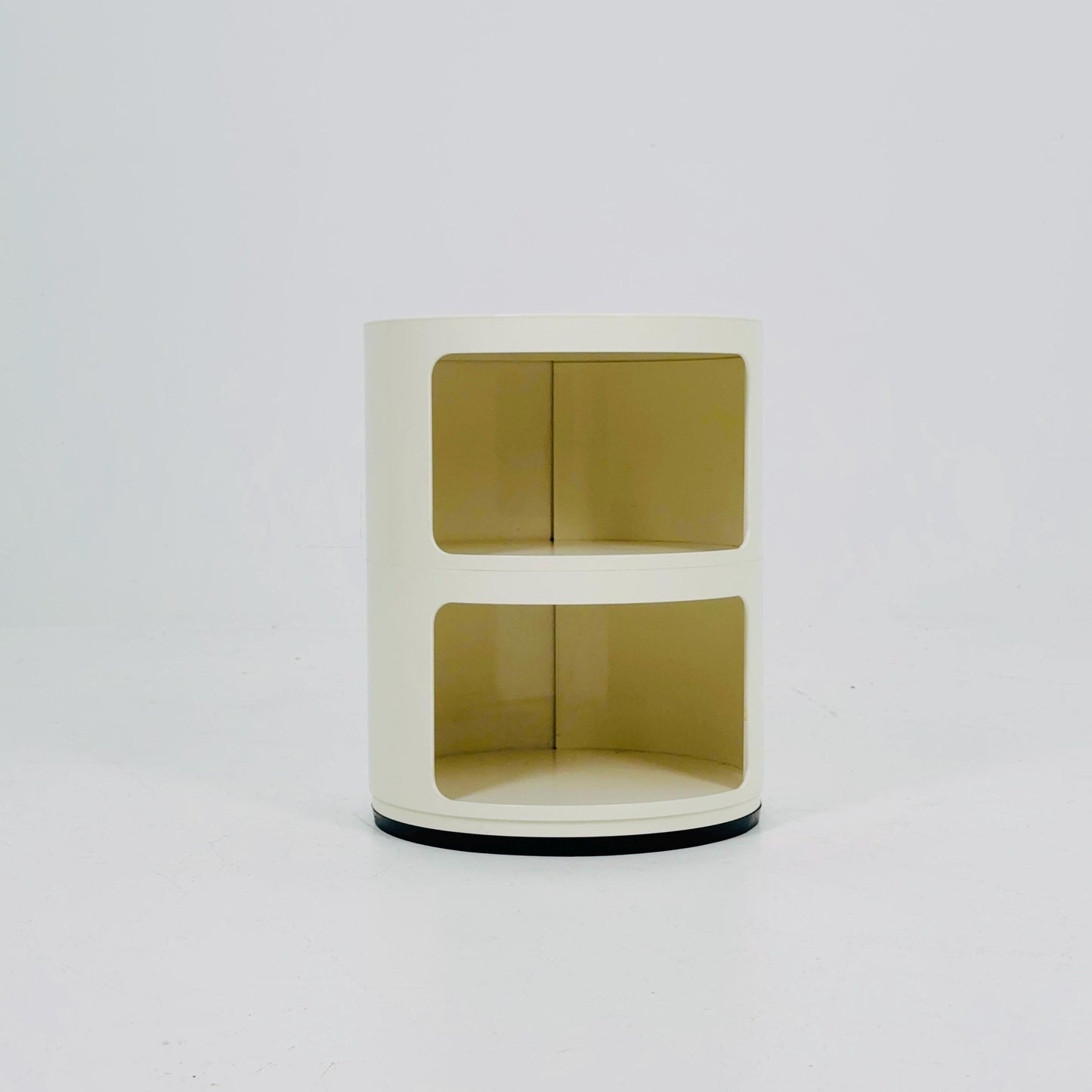 Space Age Componibili 2-Tier Storage Unit by Anna Castelli Ferrieri for Kartell — Model 4965-6-7 — Italy, 1970s