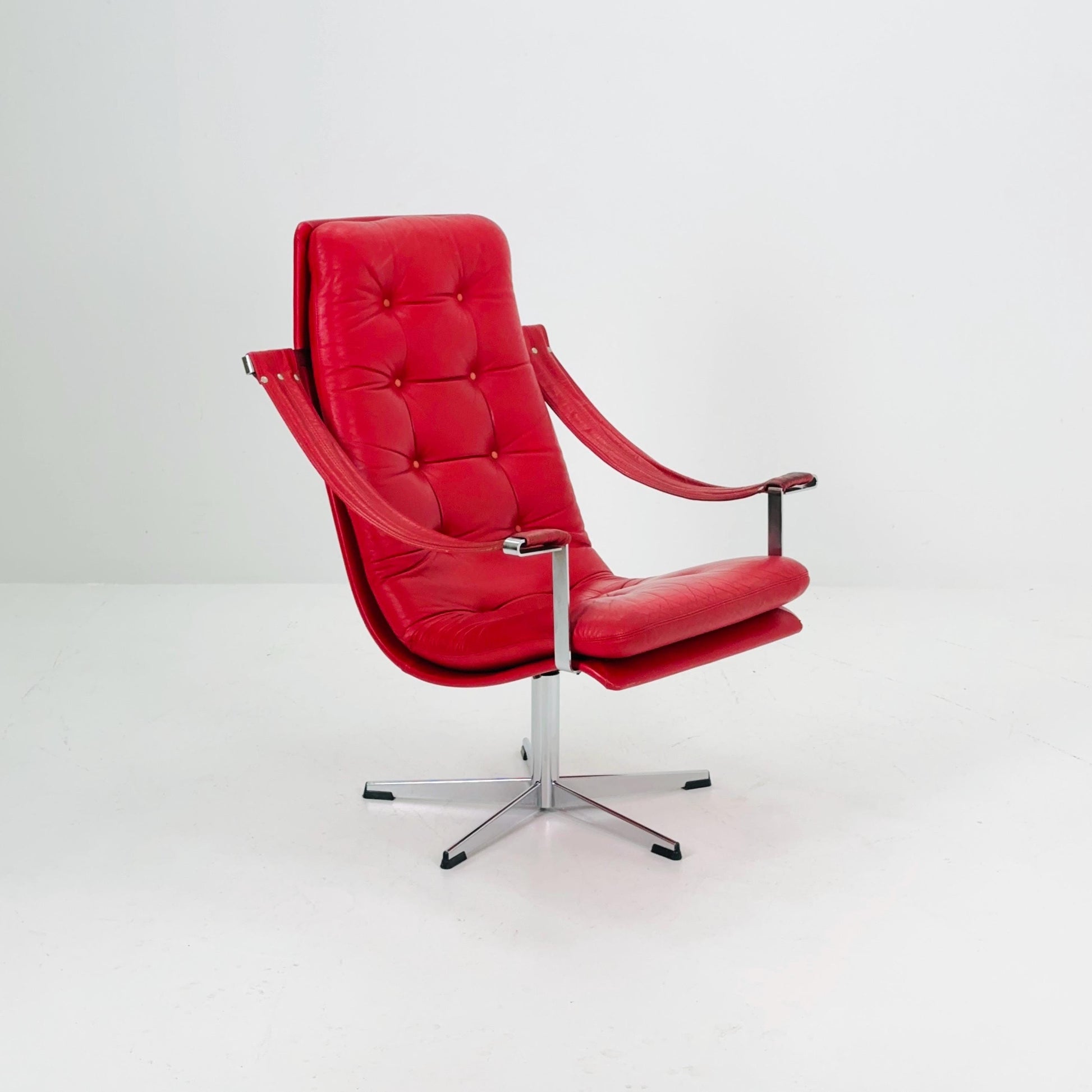 Mid-Century Swivel Armchair by Geoffrey Harcourt – Artifort, 1960s Netherlands