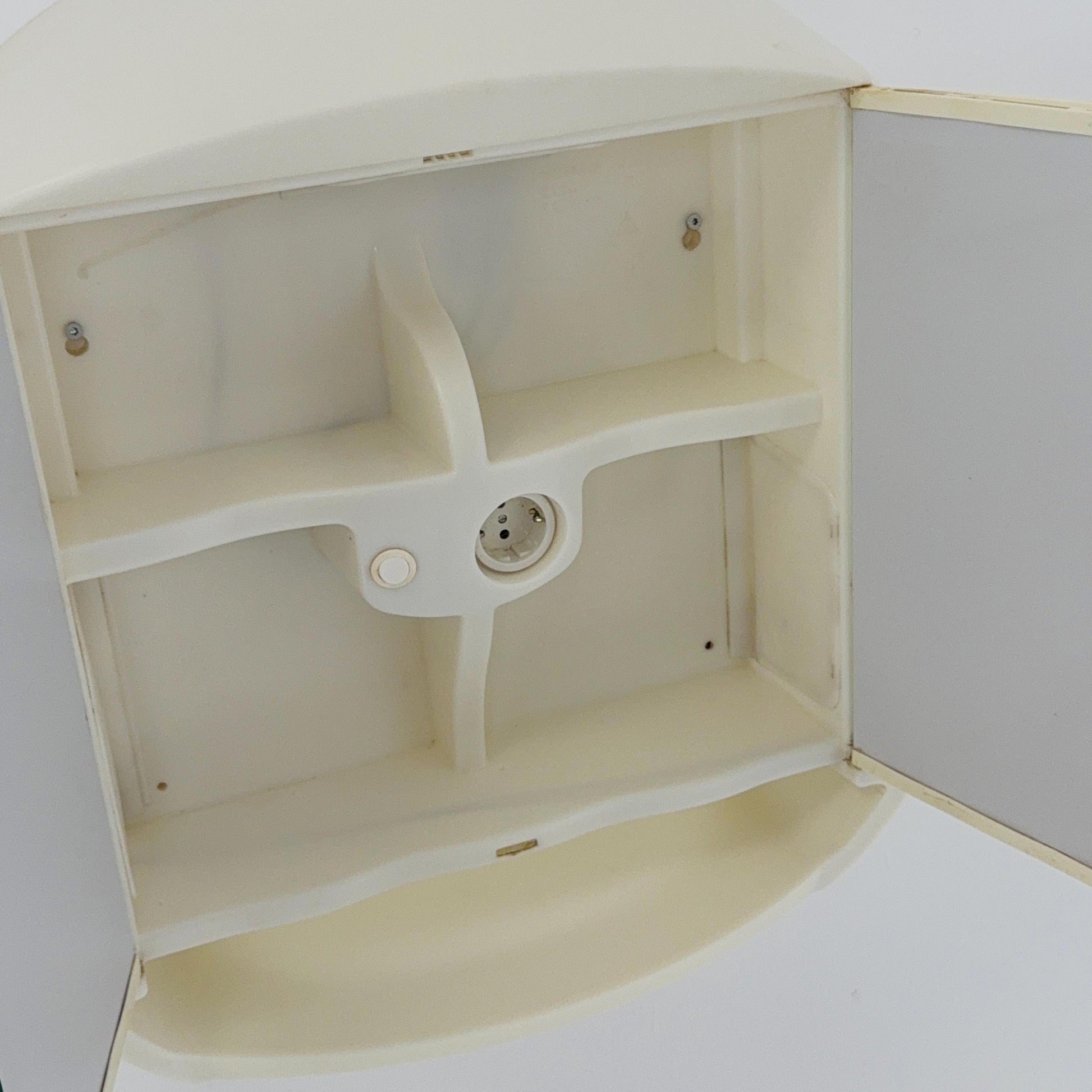 Mid century Space Age backlit Bathroom Cabinet by Allibert, France, 1970s