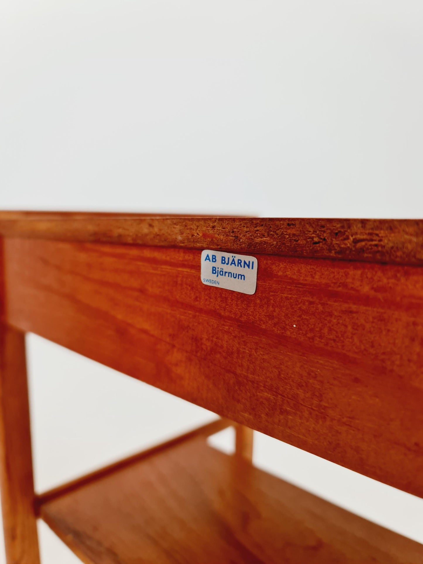 Pair of Swedish Midcentury Teak Vintage Side table/ Bedside table/ Night stand by AB Bjärni Bjärnum 1960s