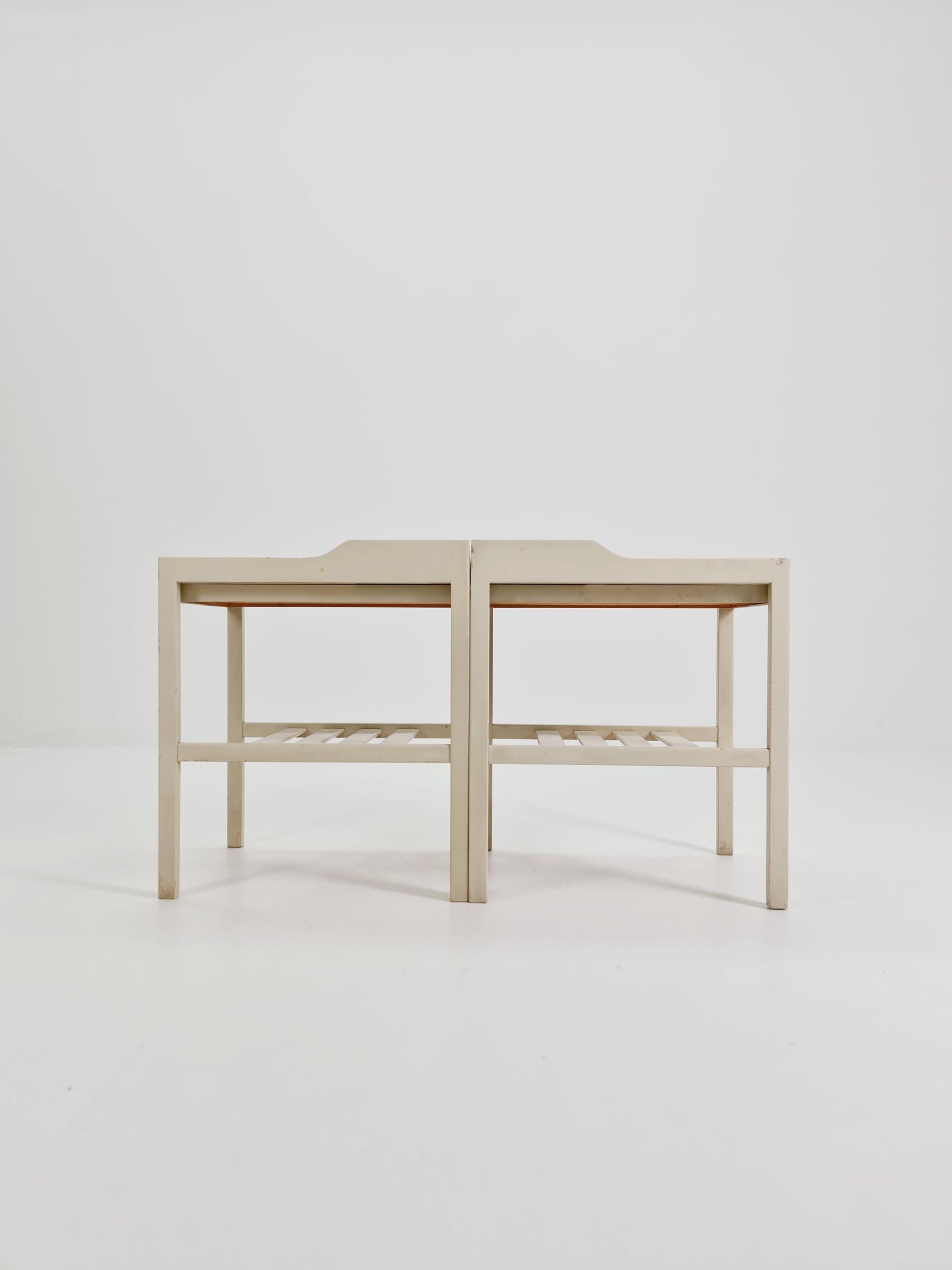 Swedish nightstands mid century design by Bertil Fridhagen for Bodafors ,1960